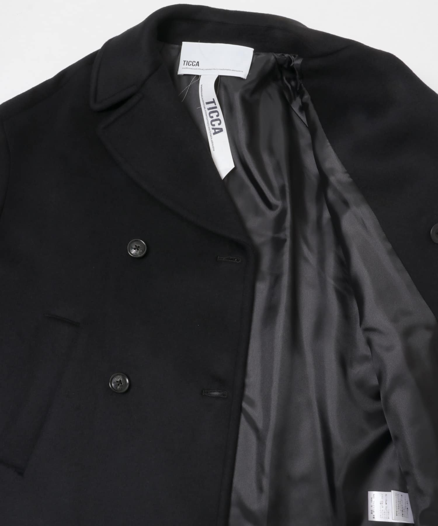 TICCA　ピーコート BLACK Free