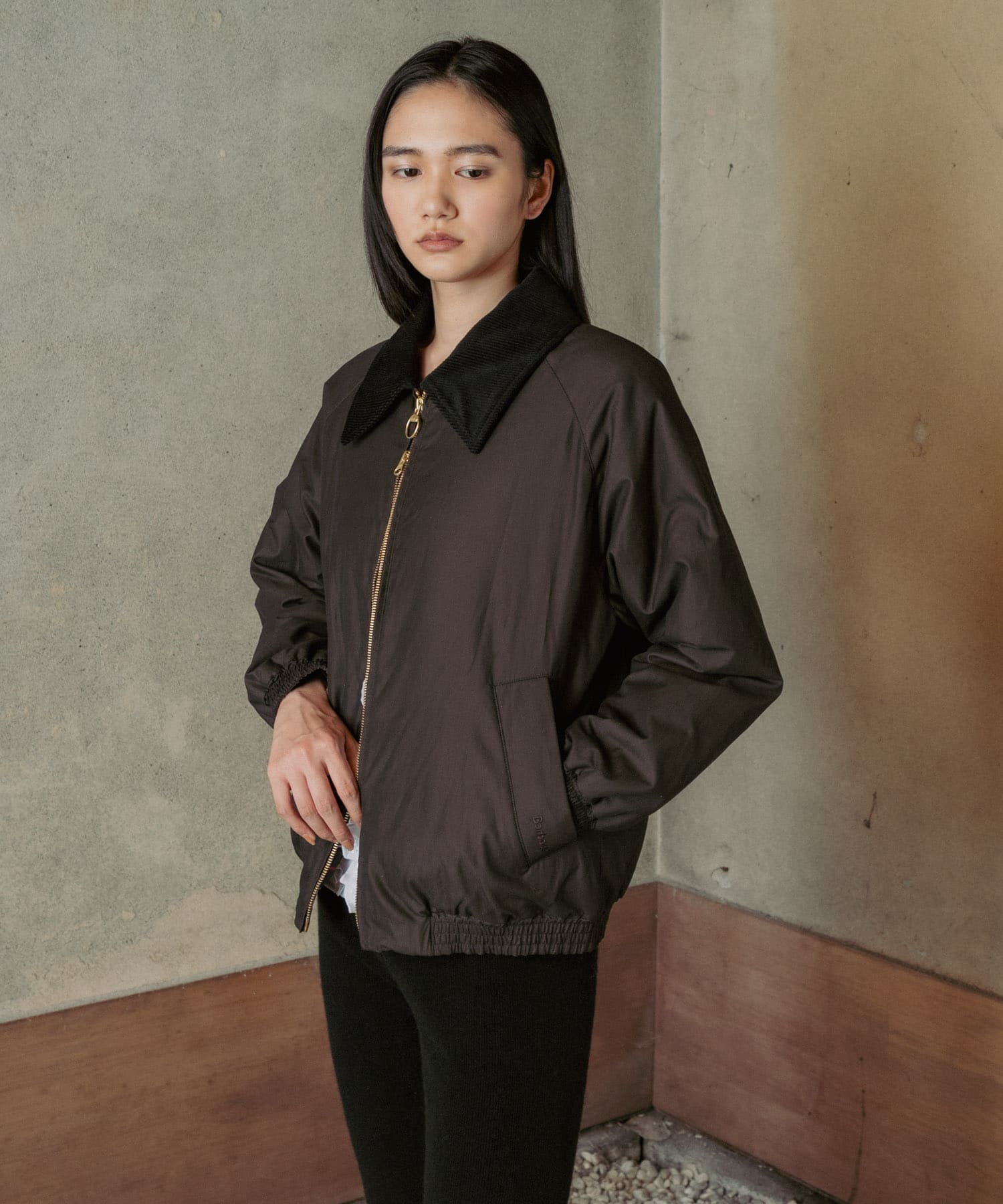 『別注』Barbour / URBAN RESEARCH　SHORT JACKET D.BROWN Free