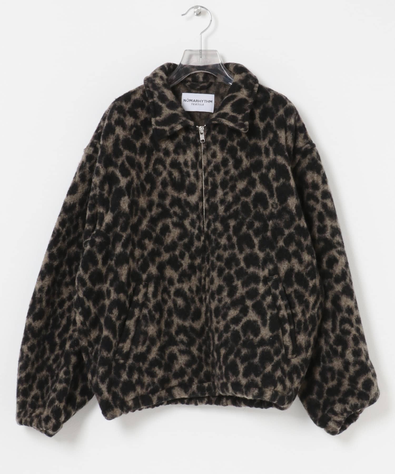 NOMARHYTHM TEXTILE　LEOPARD BLANKET BLOUSON