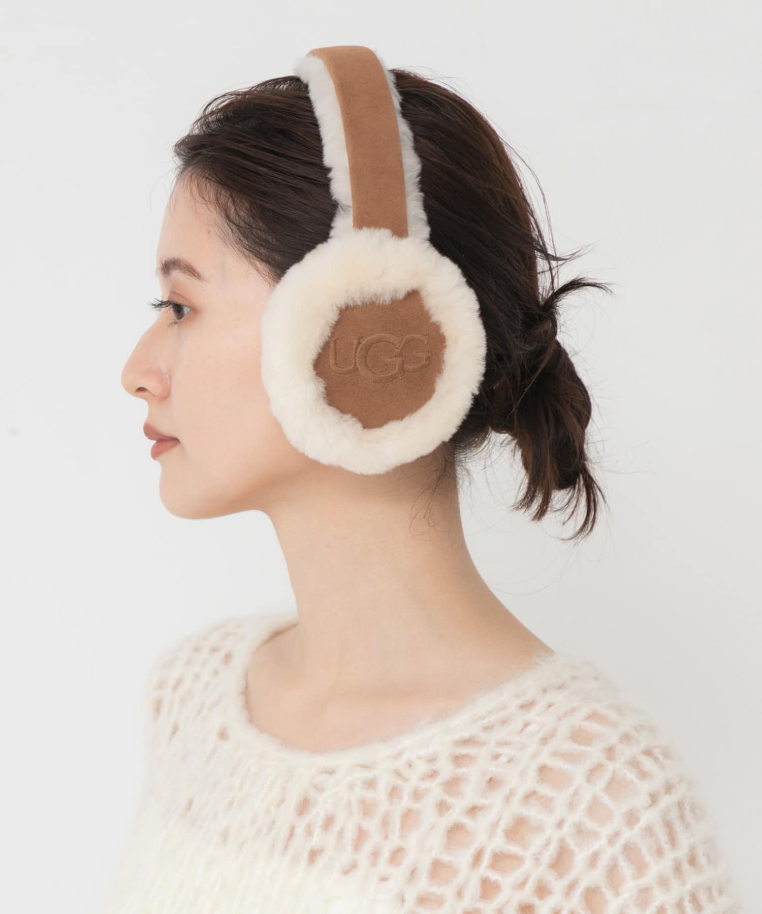 UGG　SHEEPSKIN EARMUFF CHESTNUT -