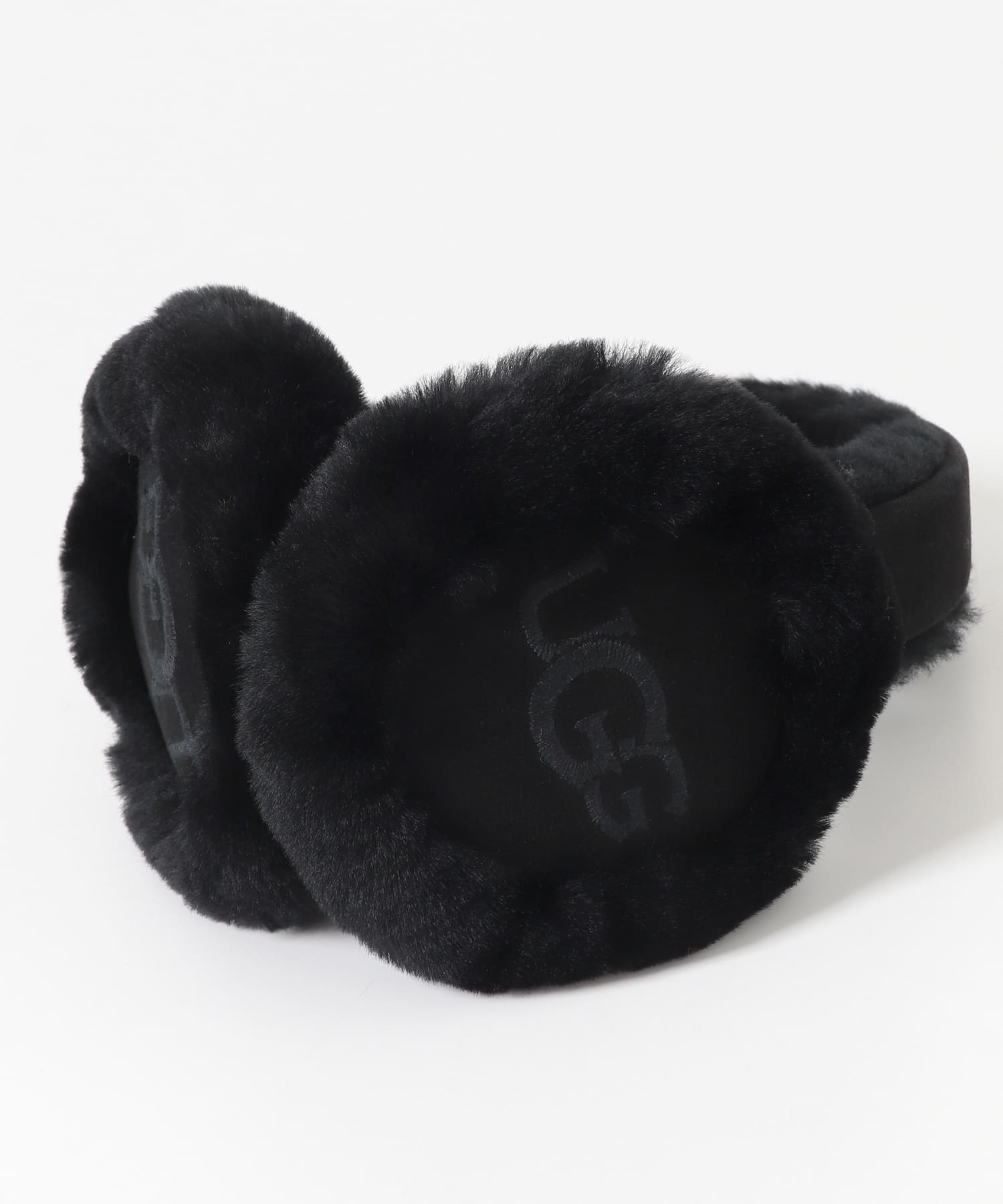 UGG　SHEEPSKIN EARMUFF BLACK -