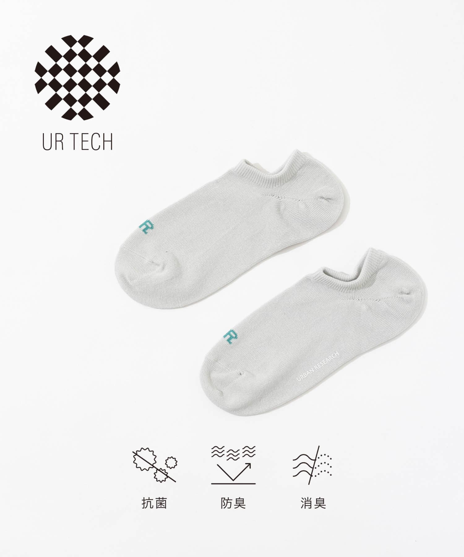 『UR TECH』スニーカー丈ソックス