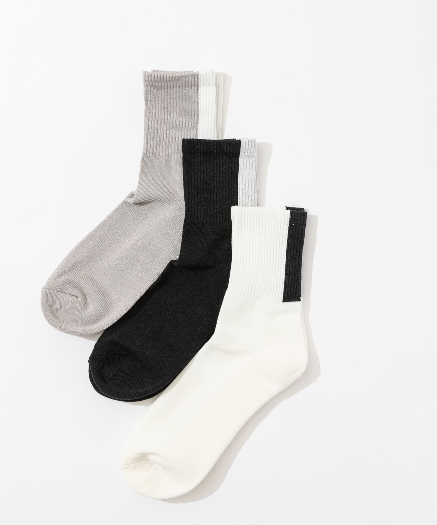 『UR TECH』バックラインソックス OFF×BLK 25-28
