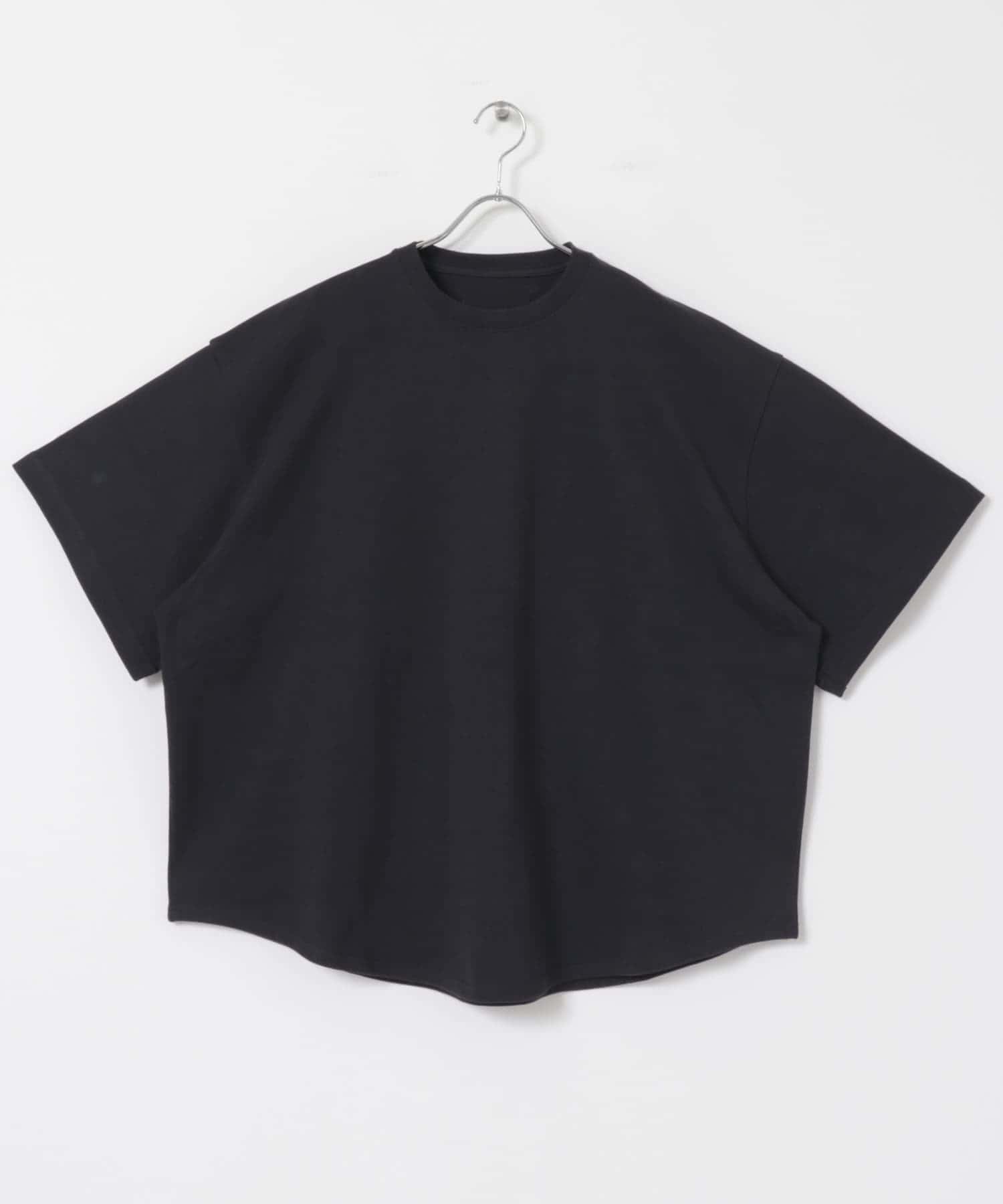 dDdDdDd SUPER BIG ROUND SHORT-SLEEVE T-SHIRTS(S NAVY): トップス
