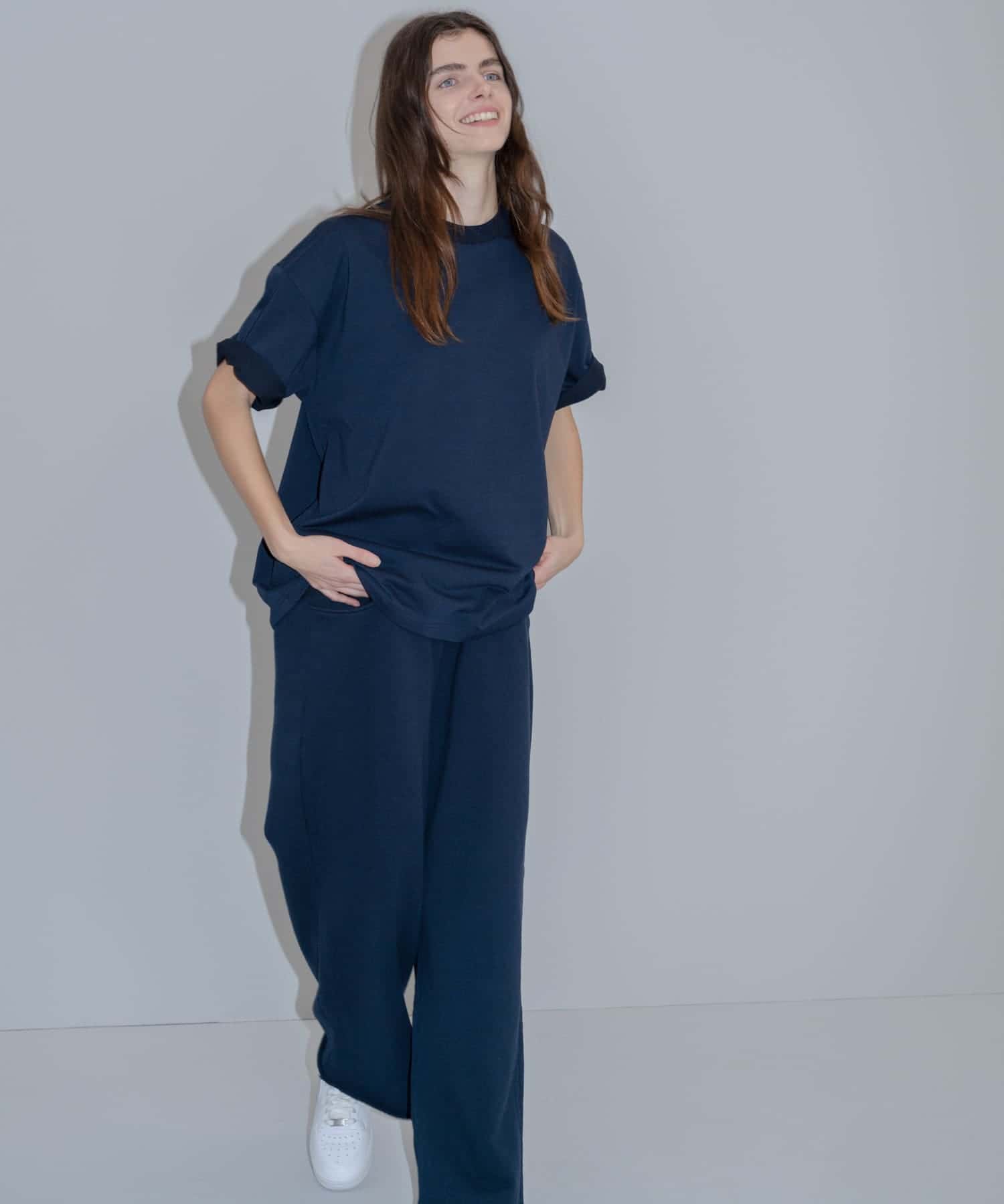 dDdDdDd　WIDE TECH SHORT-SLEEVE T-SHIRTS NAVY S