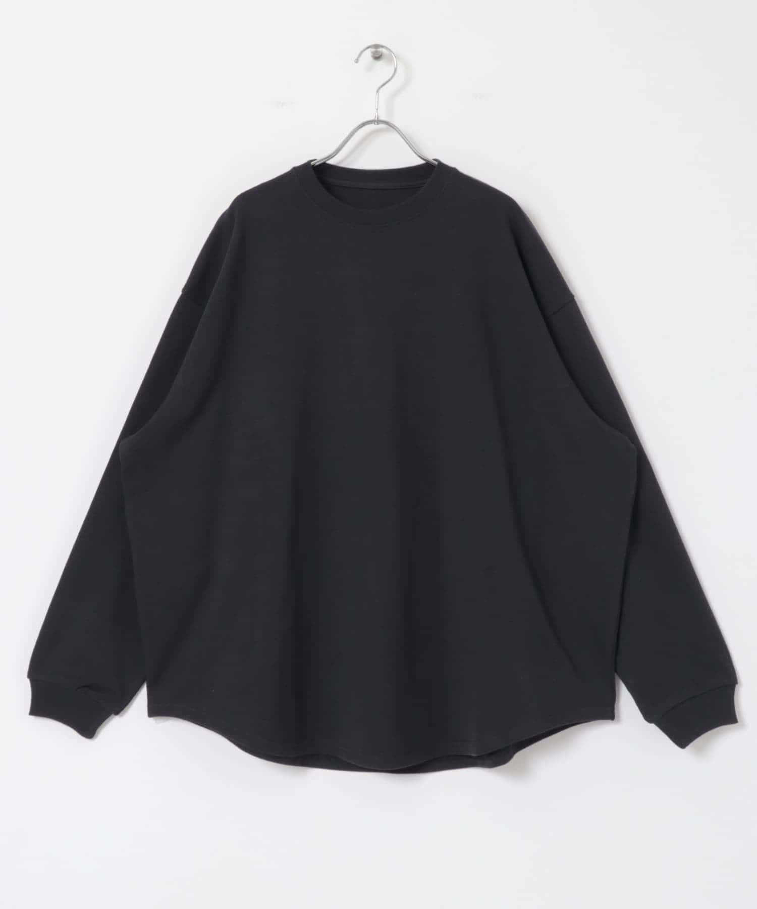 dDdDdDd　SUPER BIG ROUND LONG-SLEEVE T-SHIRTS NAVY S