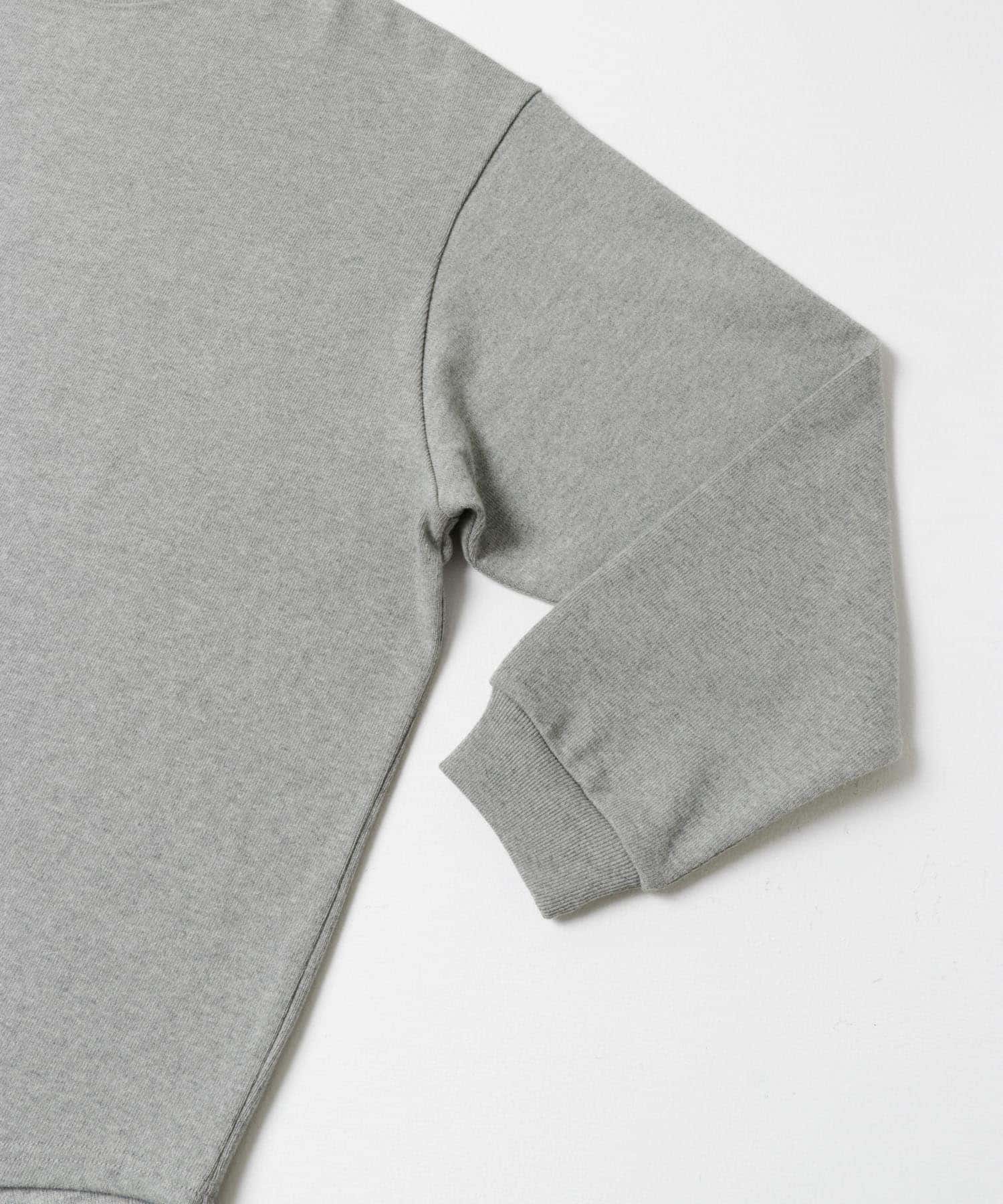 dDdDdDd　SUPER BIG ROUND LONG-SLEEVE T-SHIRTS M.GRAY S