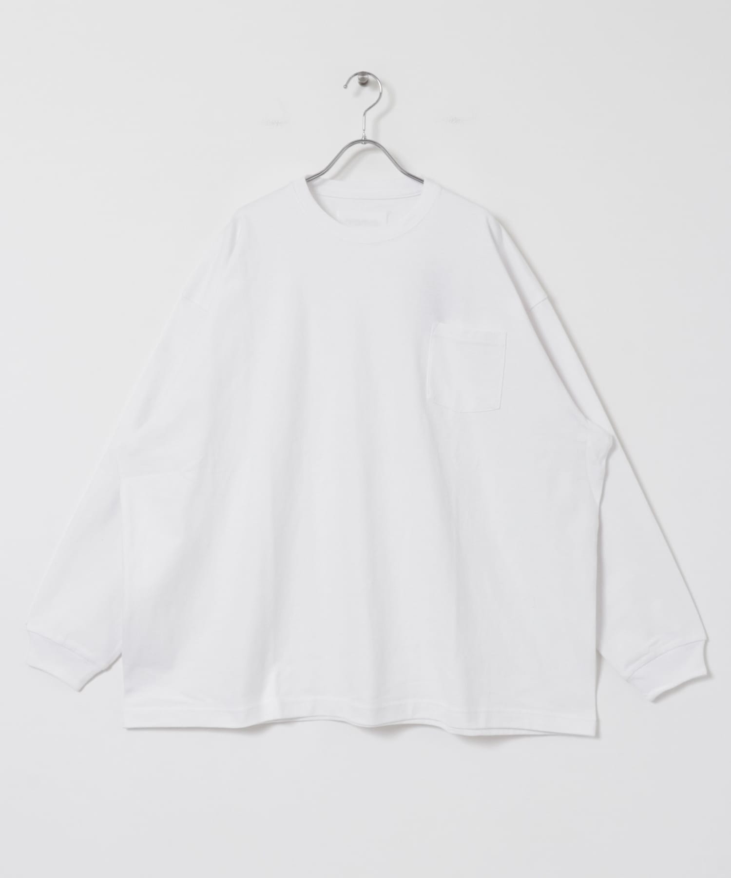 dDdDdDd BINDER NECK SHORT-SLEEVE T-SHIRTS(S WHITE): トップス