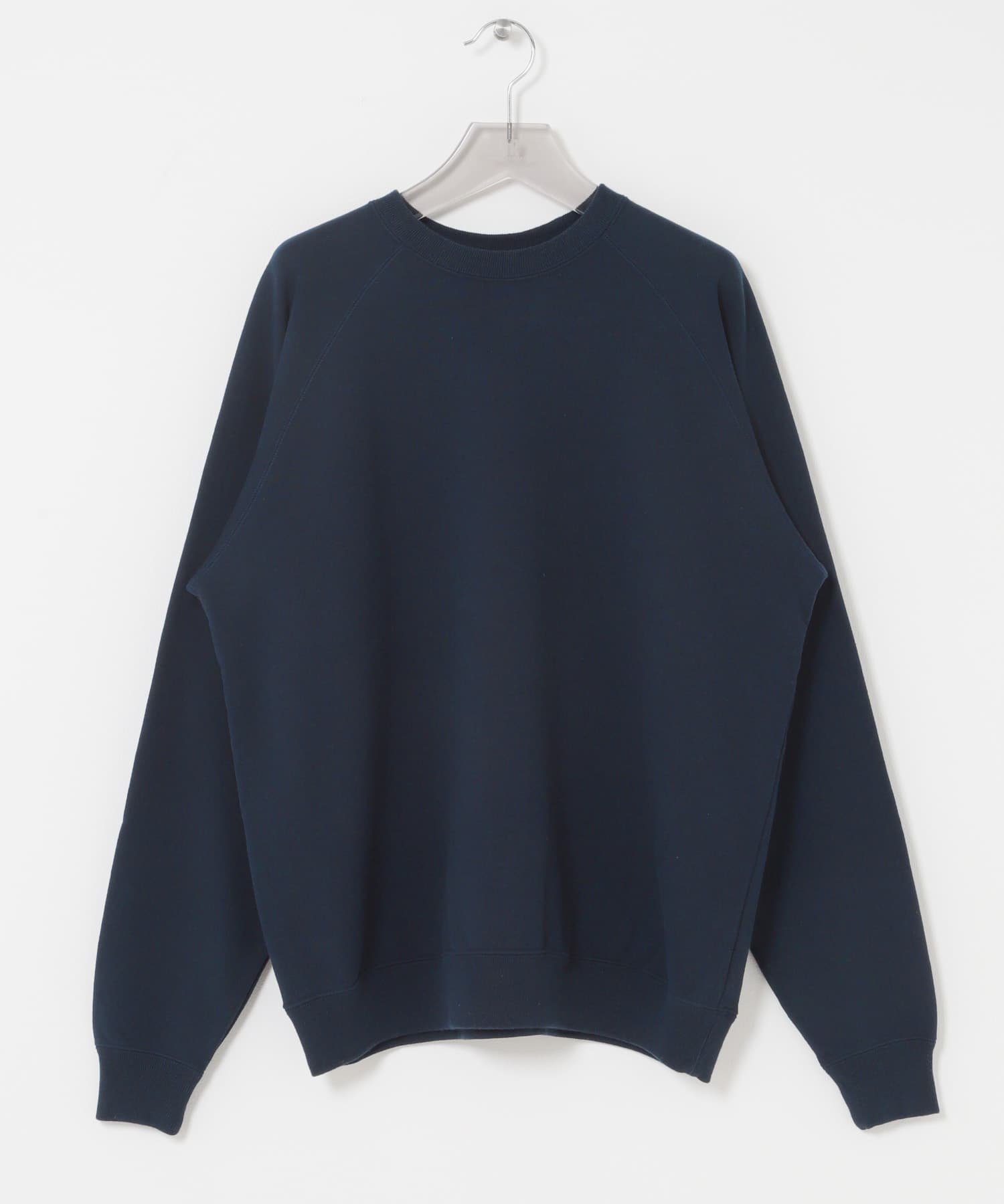 dDdDdDd　RAGLAN SLEEVE CREW SWEAT NAVY S