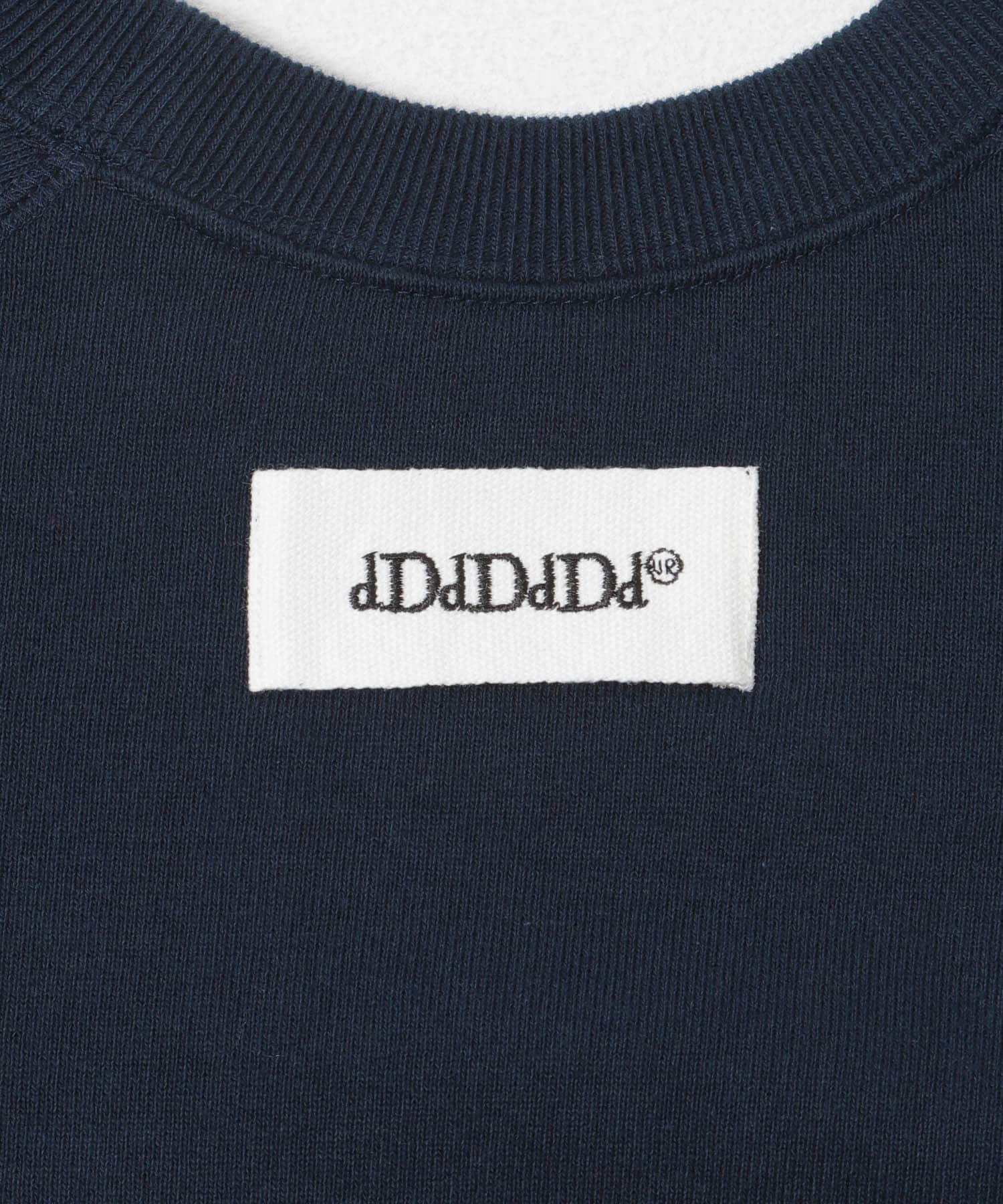 dDdDdDd　RAGLAN SLEEVE CREW SWEAT NAVY S