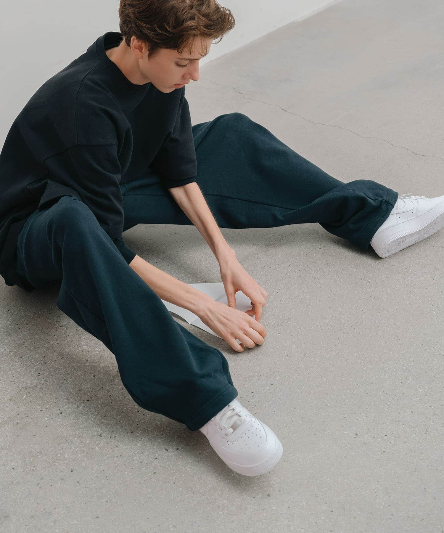 dDdDdDd　WIDE SPORTY SWEAT PANTS