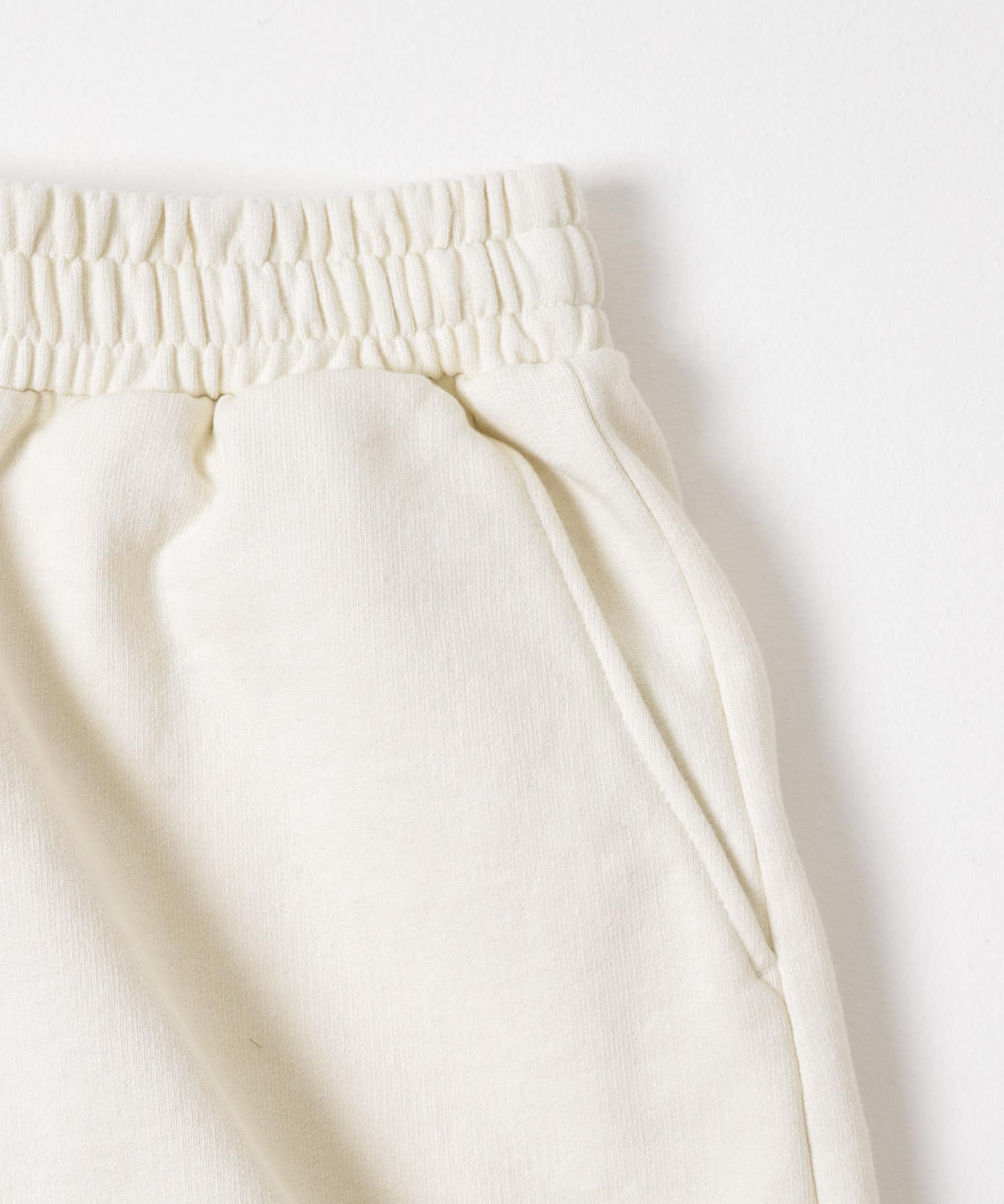dDdDdDd　FADE BUGGY SWEAT SHORTS WHITE S