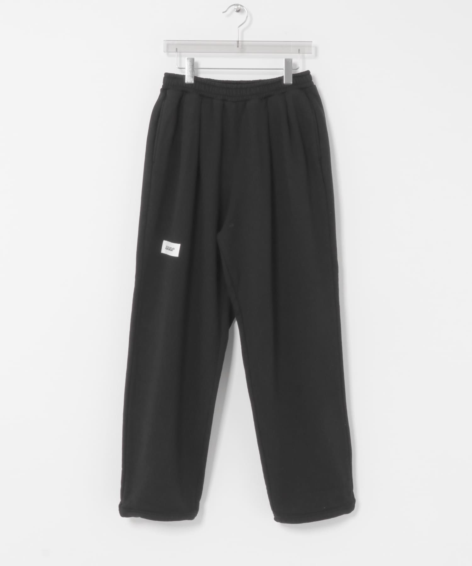 dDdDdDd　WIDE TAPERED SWEAT PANTS BLACK S