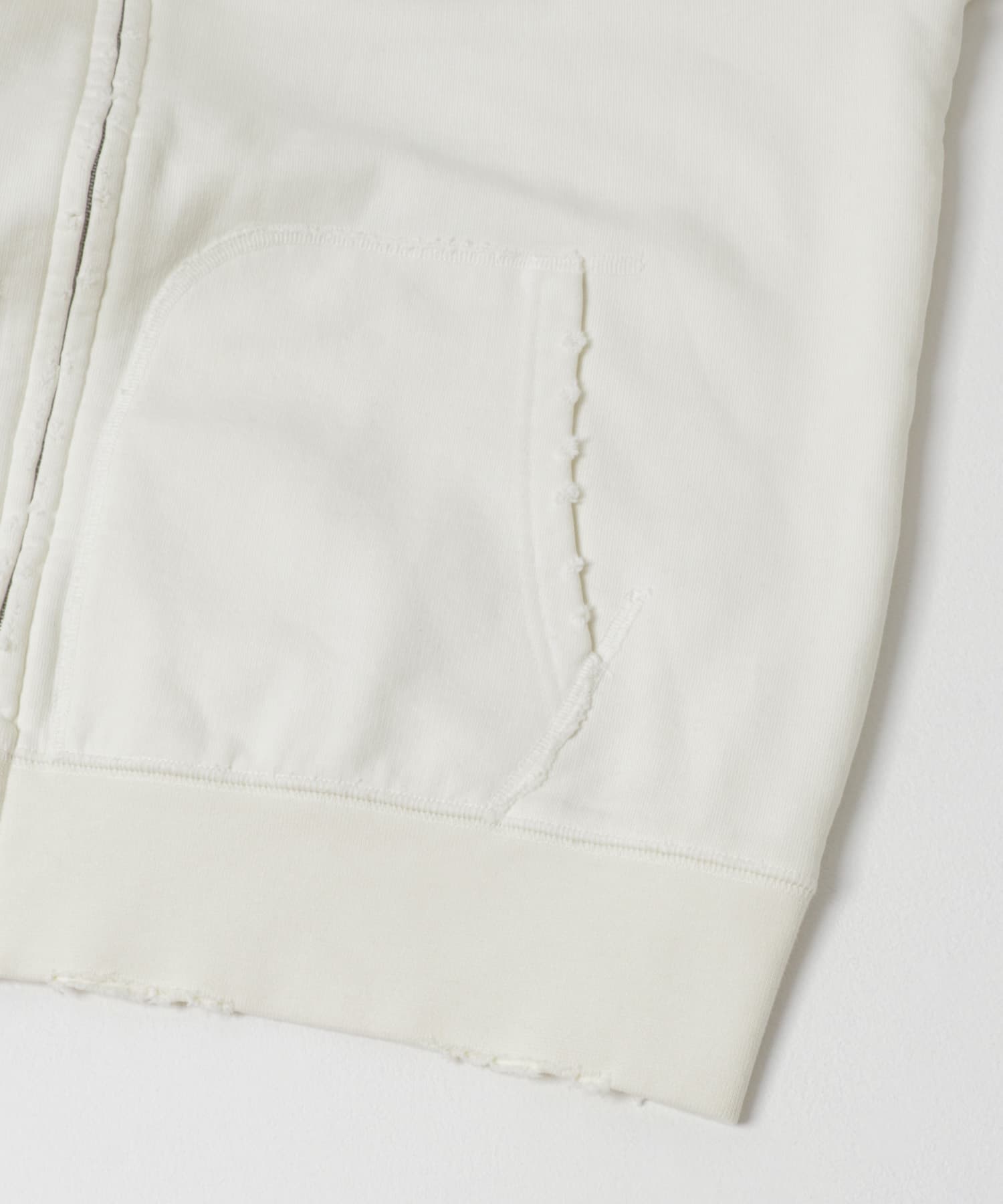 URBAN RESEARCH iD　AGING ZIP PARKA WHITE M