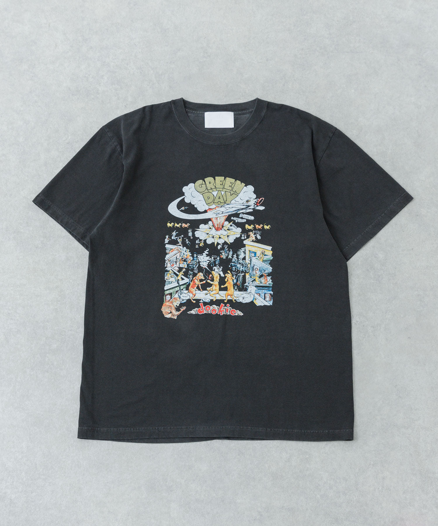 URBAN RESEARCH iD　GREEN DAY SHORT-SLEEVE T-SHIRTS スミクロ1 M