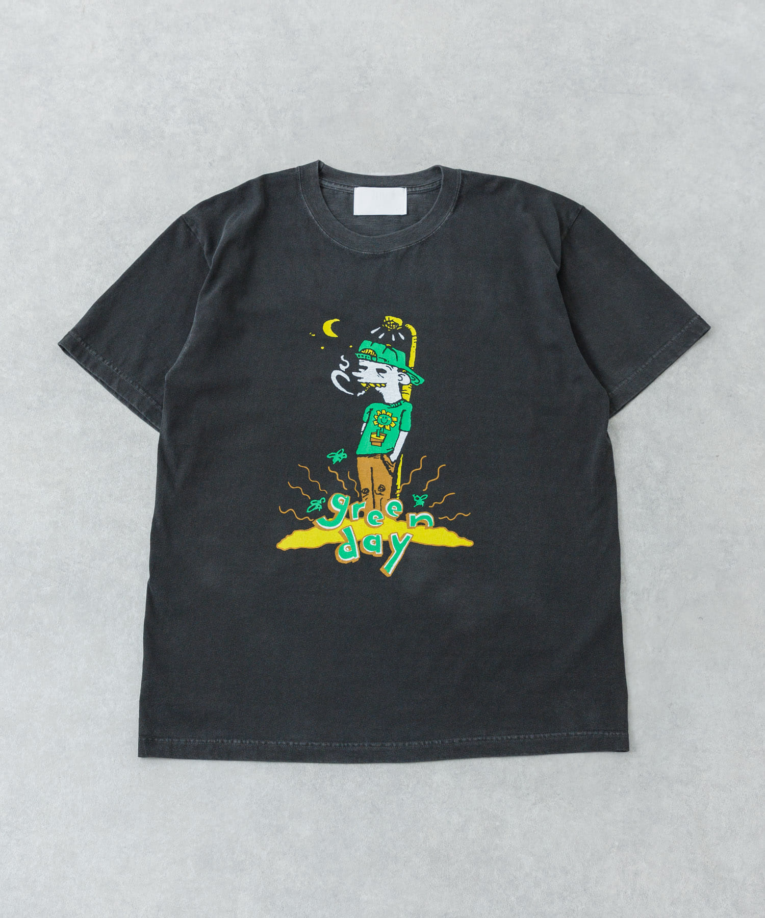URBAN RESEARCH iD　GREEN DAY SHORT-SLEEVE T-SHIRTS スミクロ2 M
