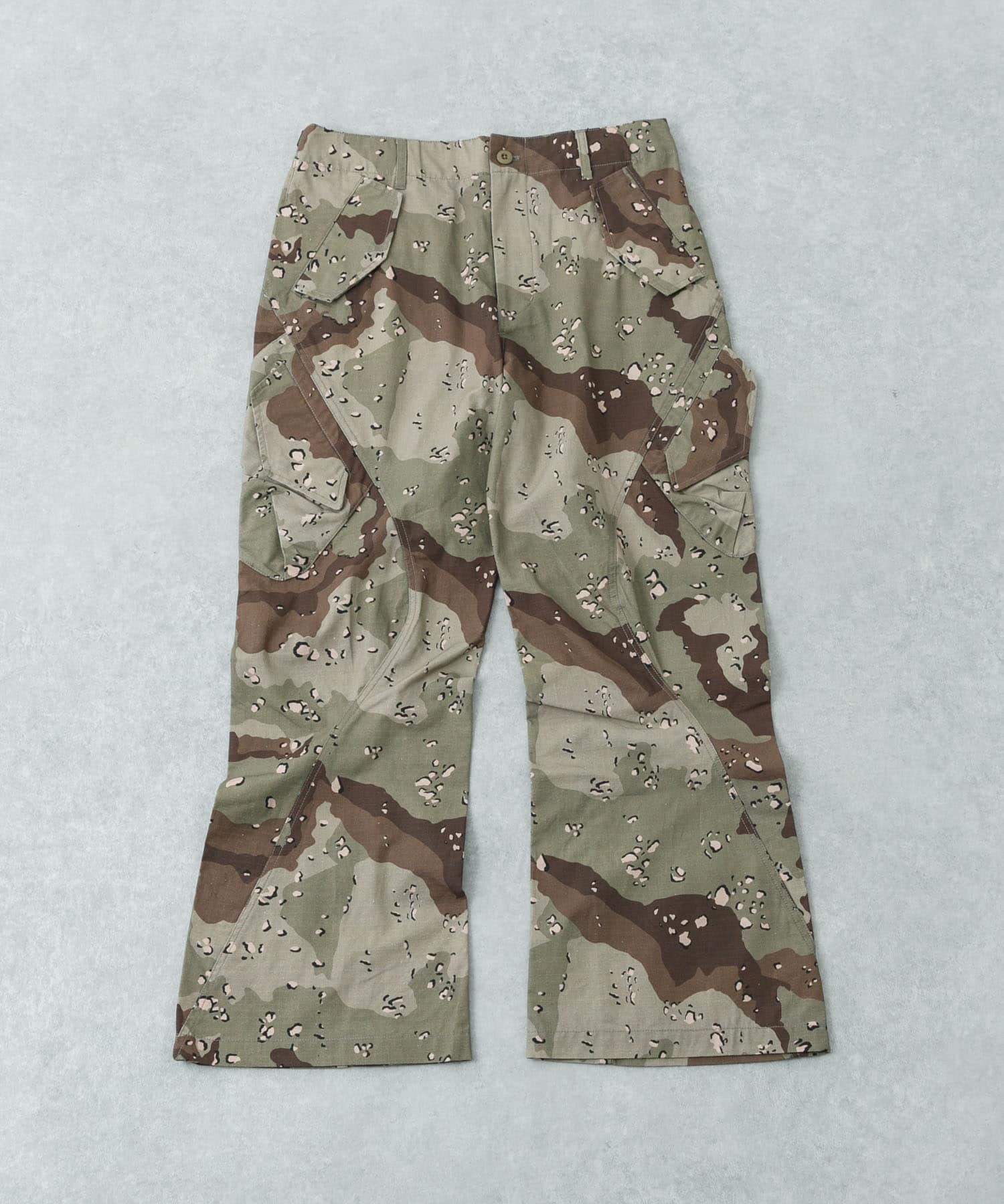 URBAN RESEARCH iD　3-D CUTTING CARGO PANTS DESERT M