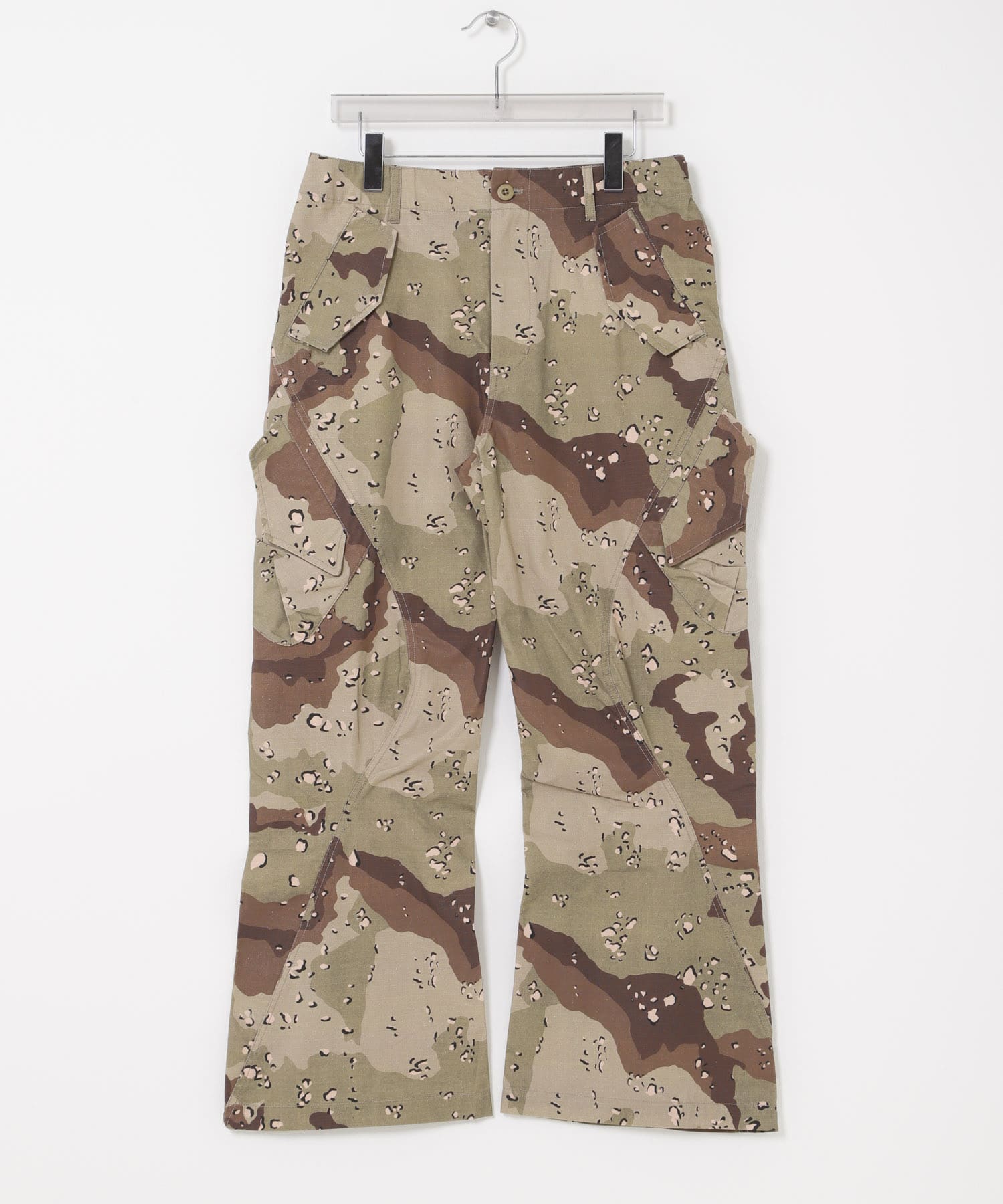 URBAN RESEARCH iD　3-D CUTTING CARGO PANTS DESERT M