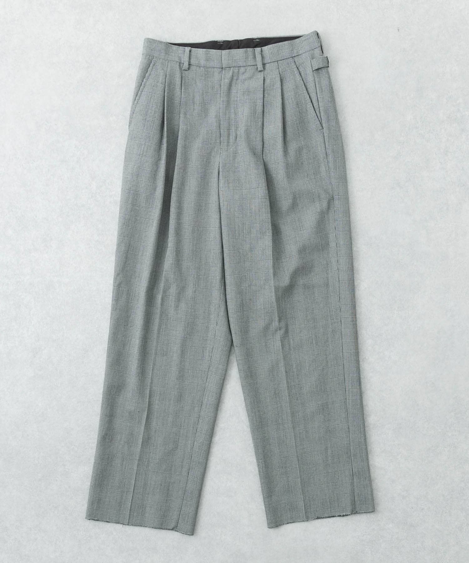 new basic　HIGH TWIST WOOL TROUSER
