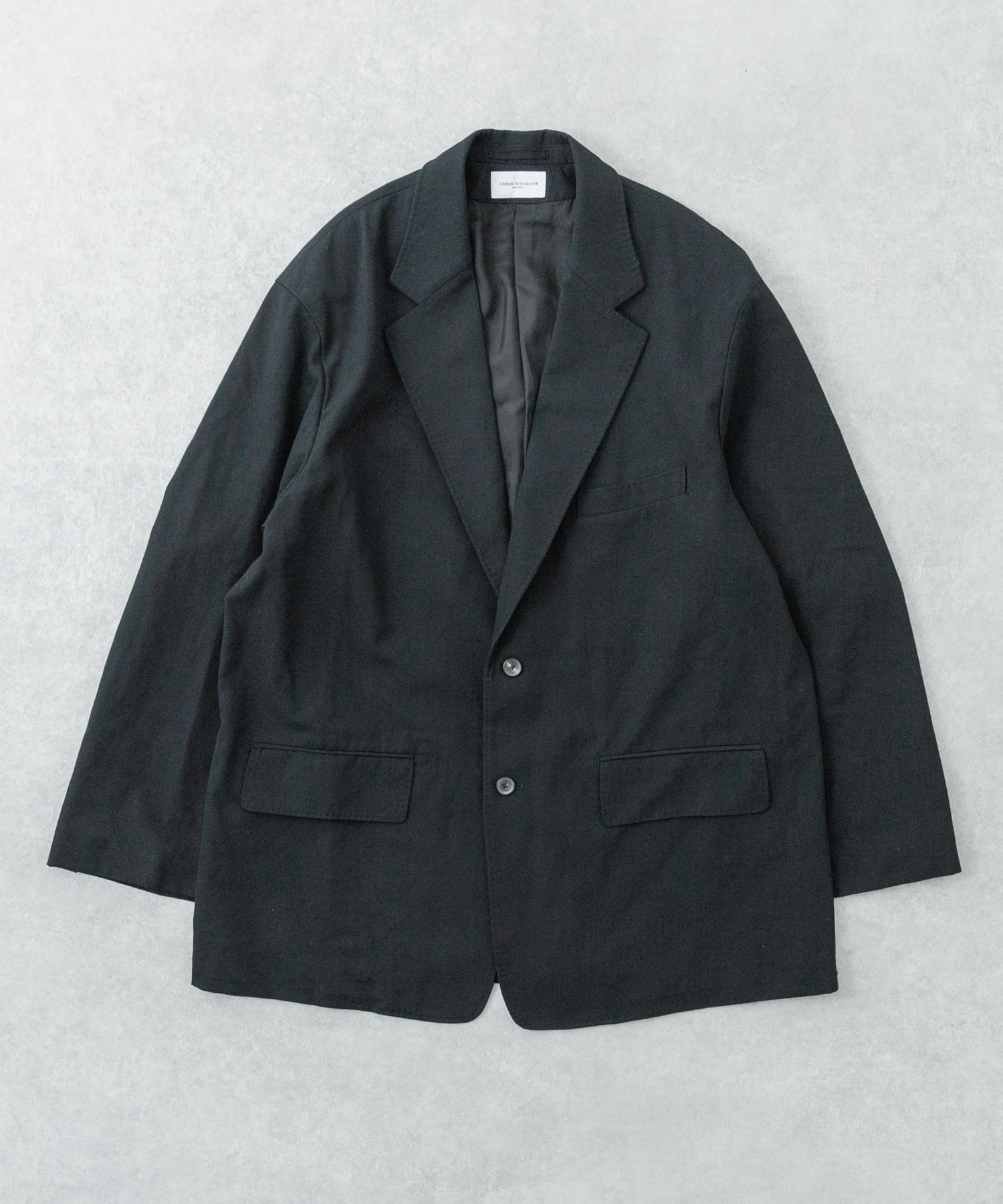 new basic　HIGH TWIST WOOL SINGLE JACKET