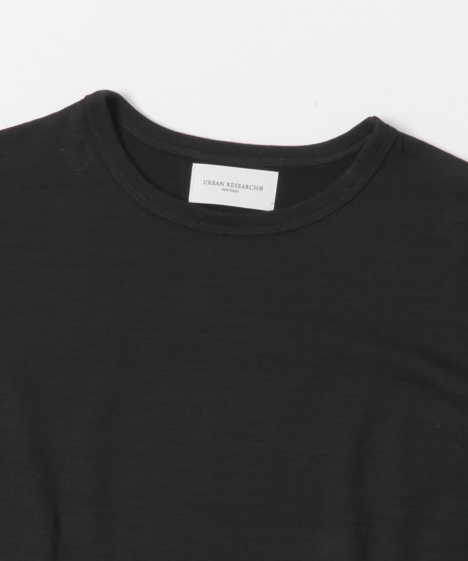 new basic　WASHABLE WOOL CONTOUR TOP BLACK Free