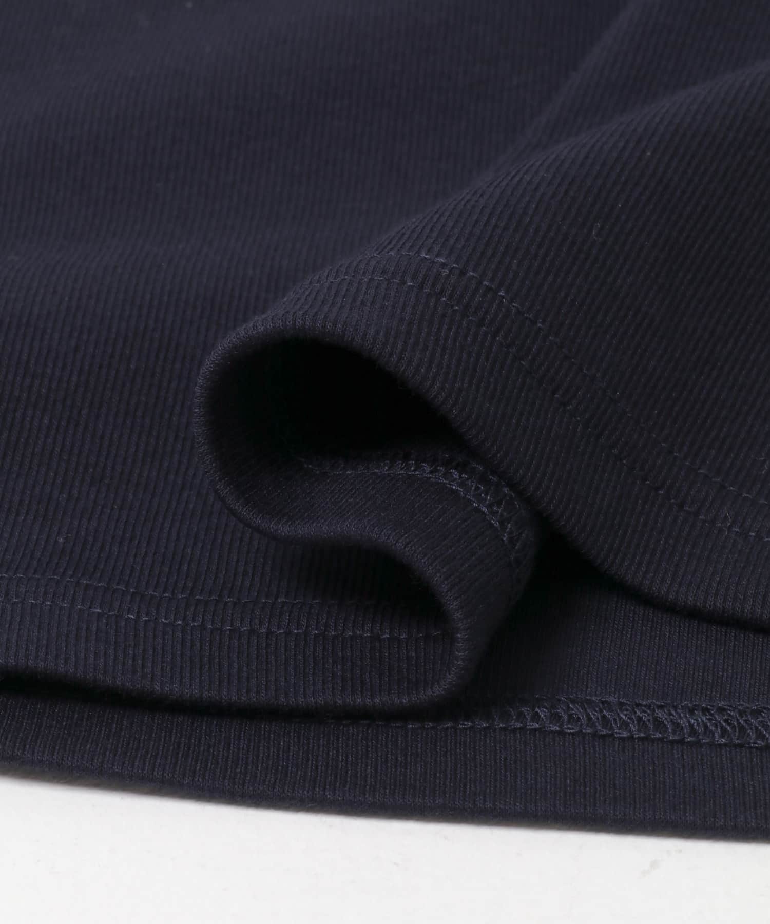 new basic　DEEP CUT W FACE TANK NAVY Free