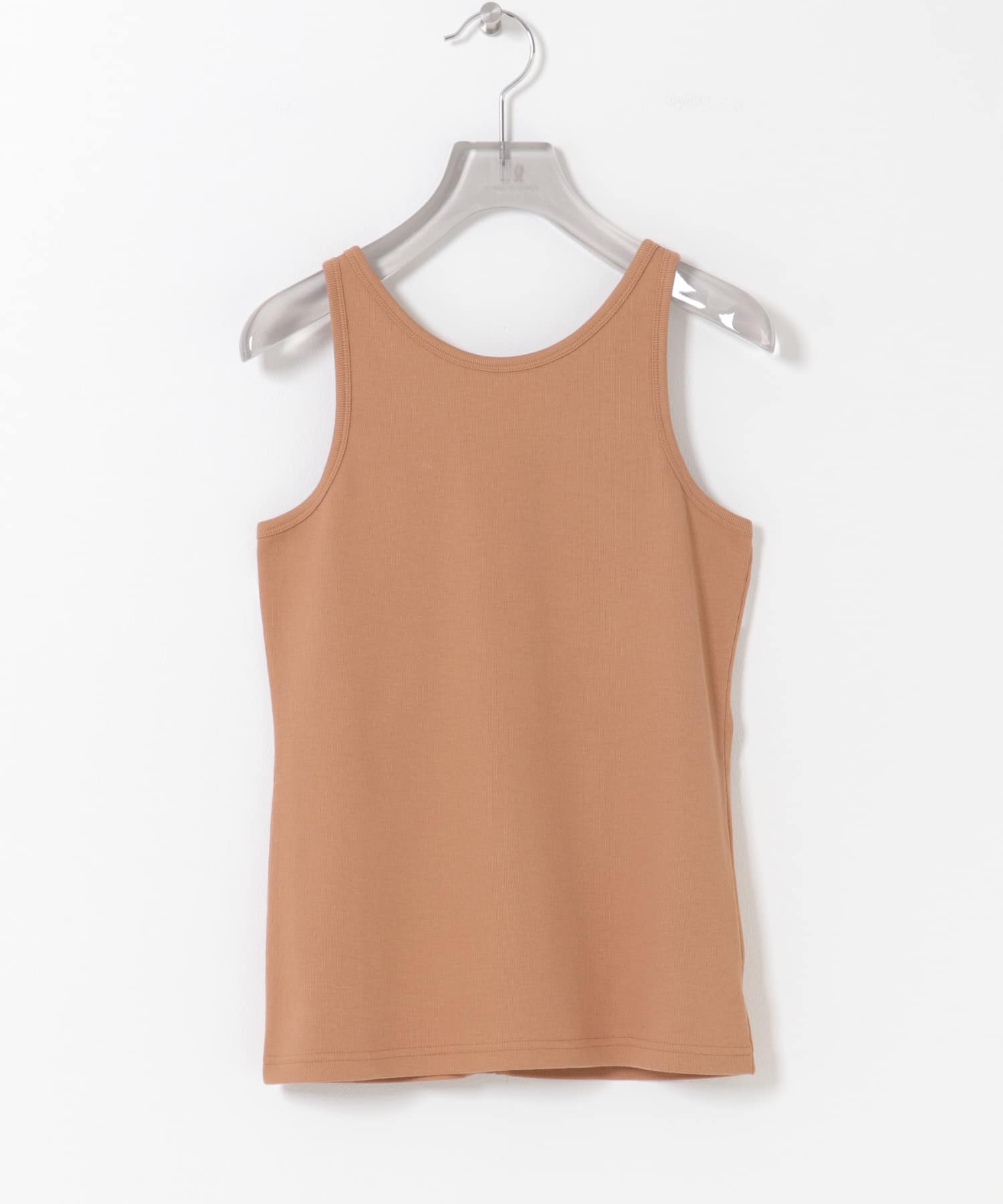 new basic　DEEP CUT W FACE TANK ORANGE Free