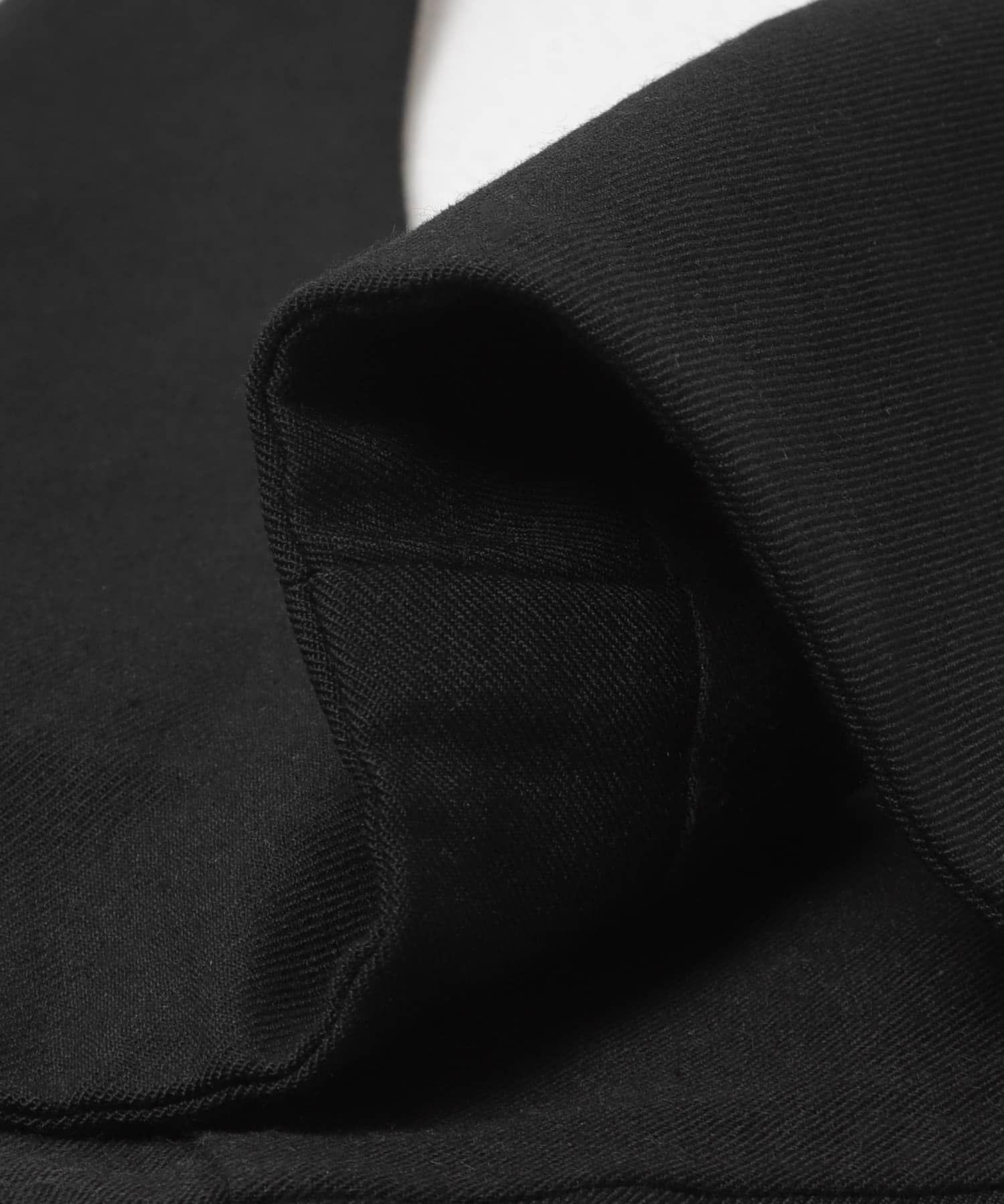 new basic　HIGH TWIST WOOL BUSTIER BLACK Free