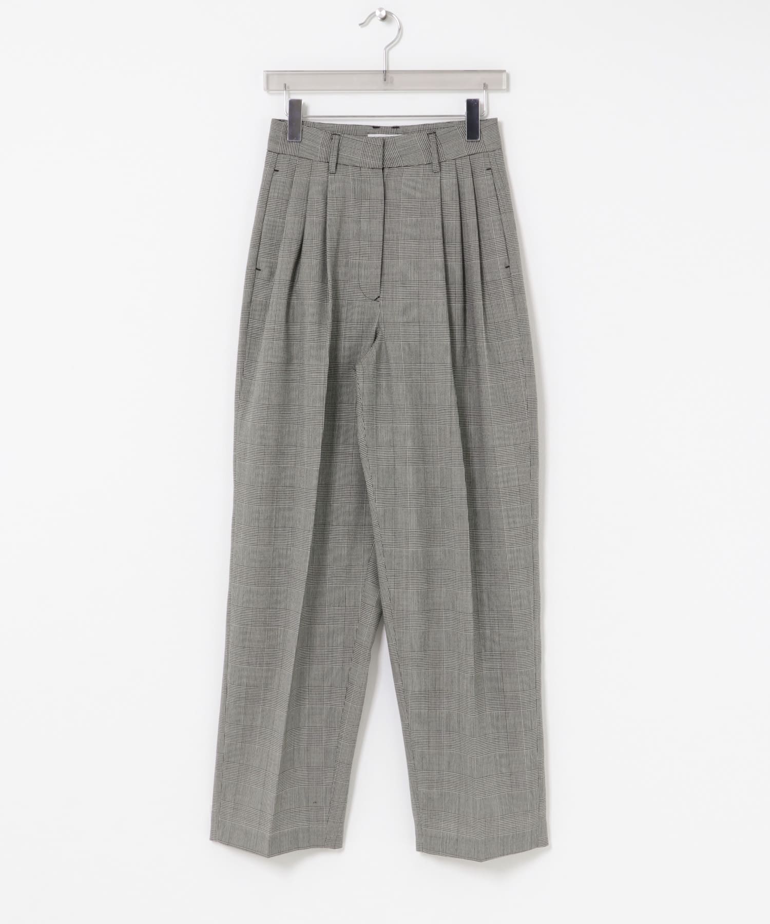 new basic　HIGH TWIST WOOL PANTS