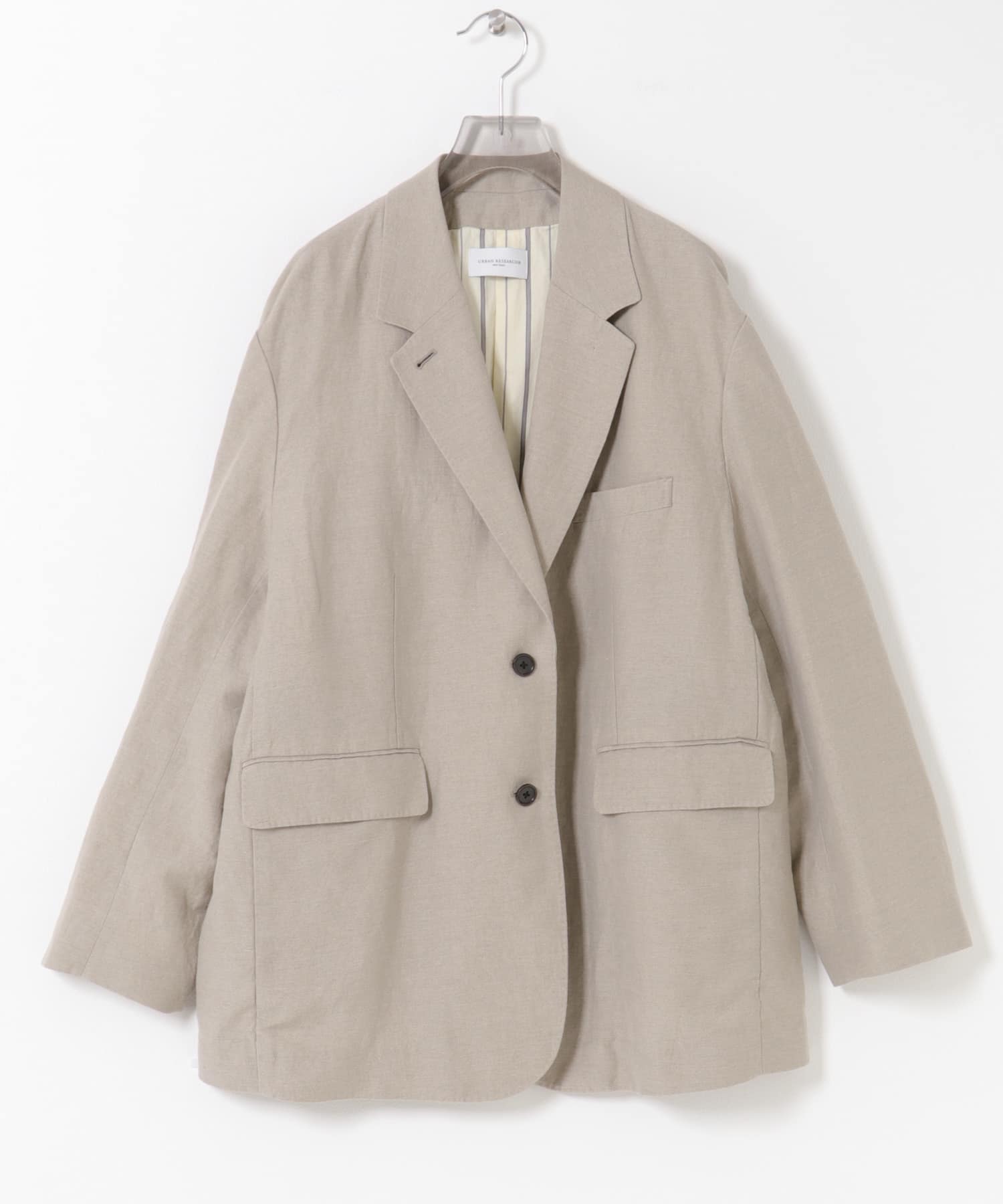 new basic　OVER WASHED JACKET BEIGE 36