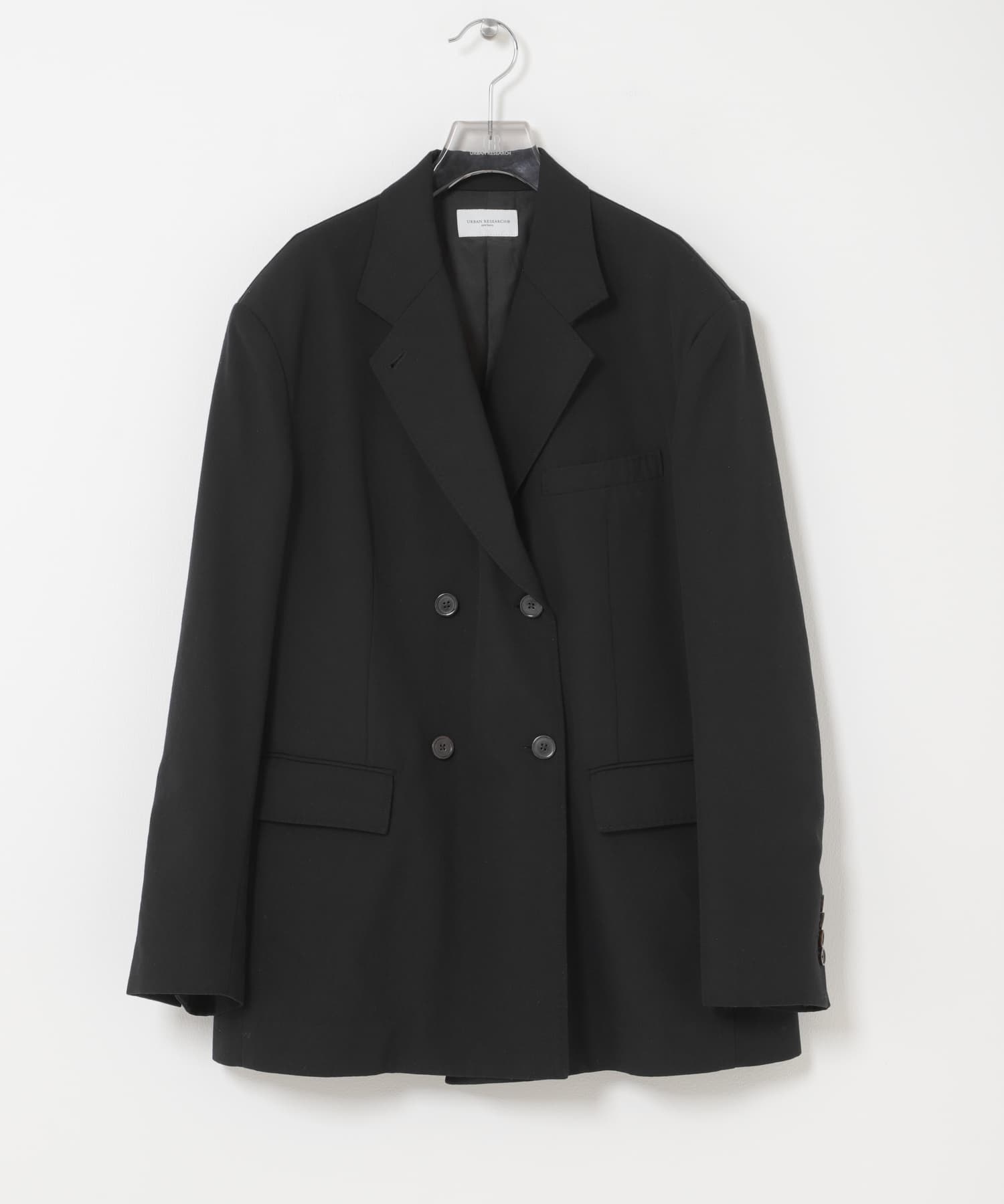 new basic　HIGH TWIST WOOL JACKET BLACK 36
