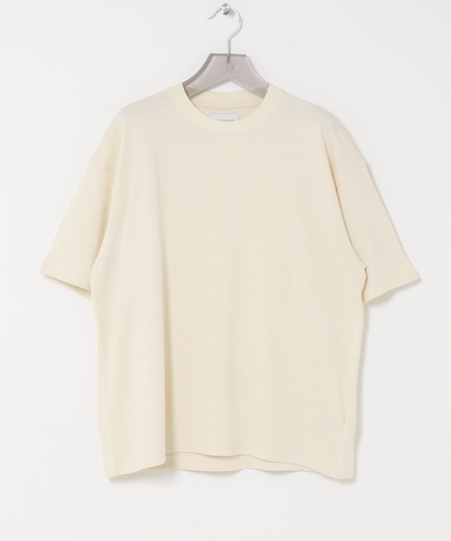 new basic　SILK NEP T-SHIRTS NATURAL M