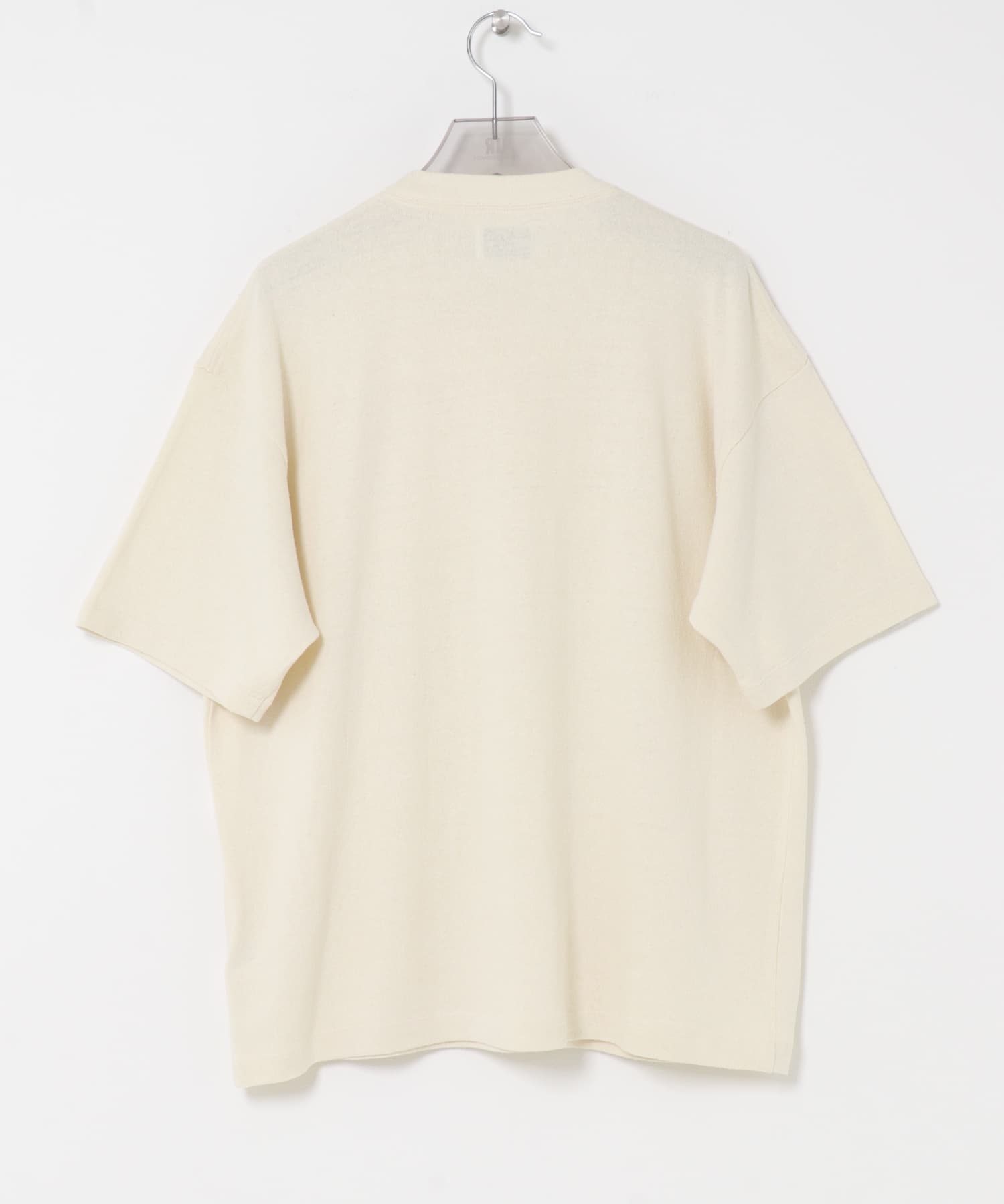 new basic　SILK NEP T-SHIRTS NATURAL M