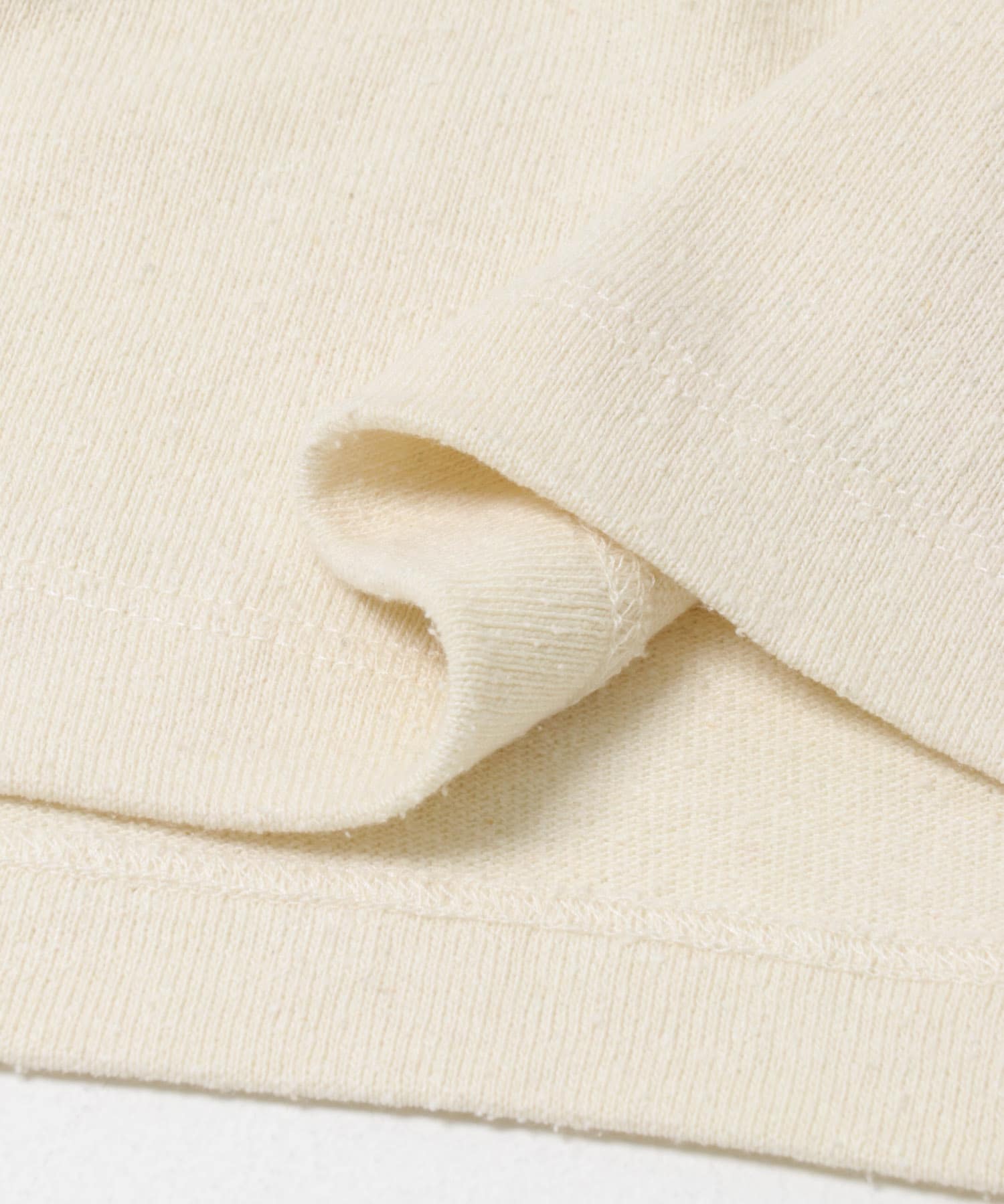 new basic　SILK NEP T-SHIRTS NATURAL M