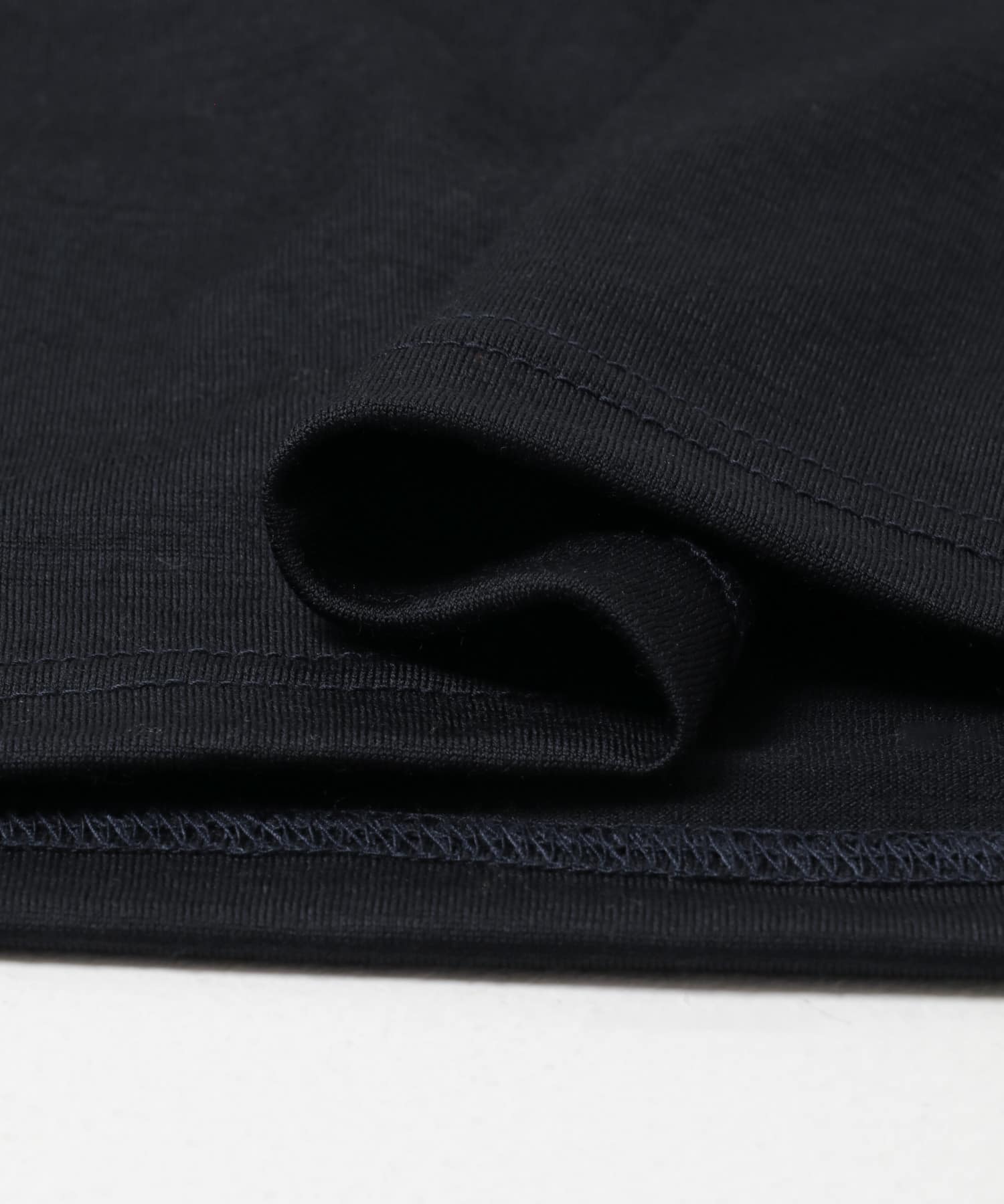 『洗濯可』new basic　WASHABLE MERINO WOOL T-SHIRTS NAVY M