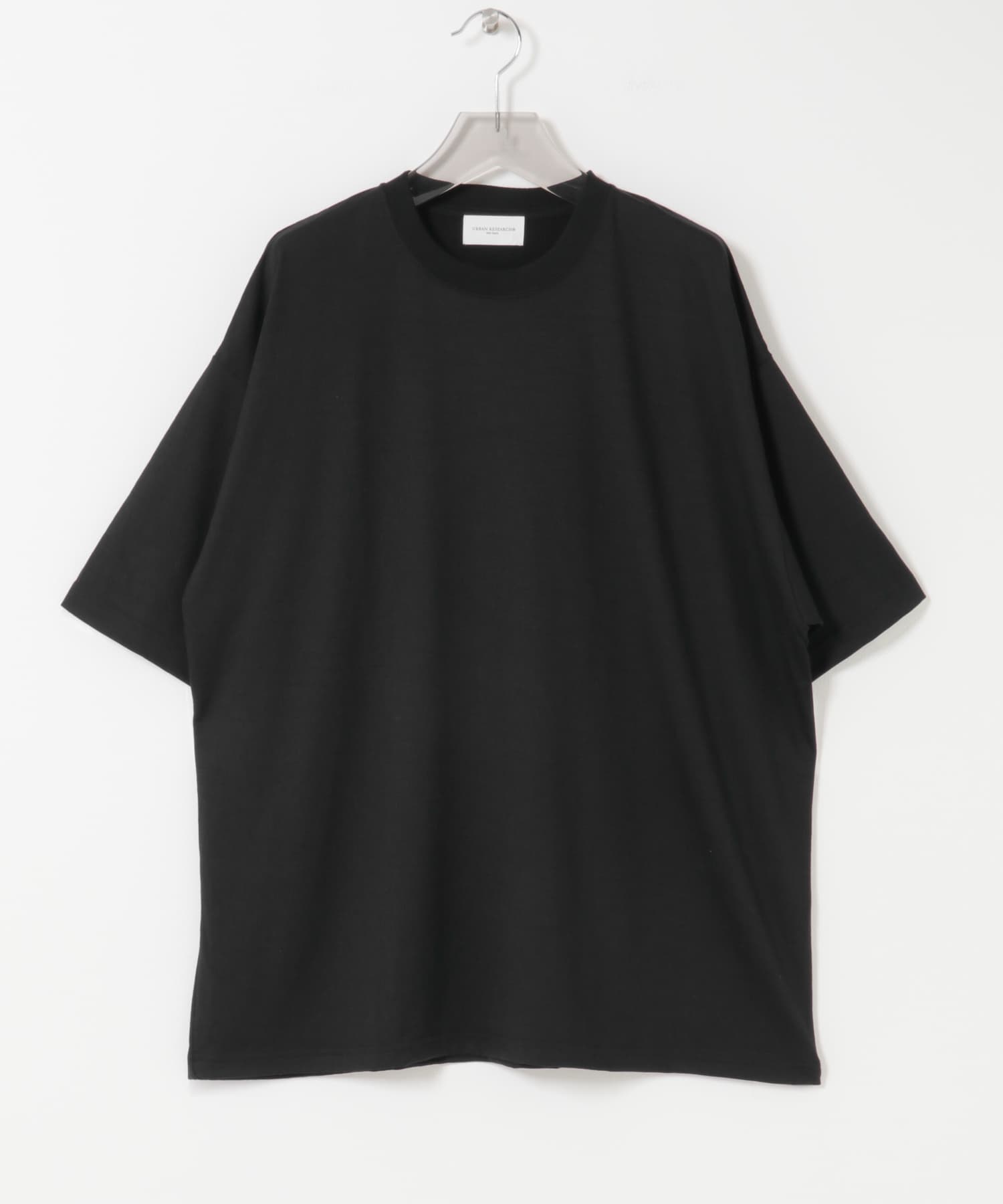 『洗濯可』new basic　WASHABLE MERINO WOOL T-SHIRTS BLACK M