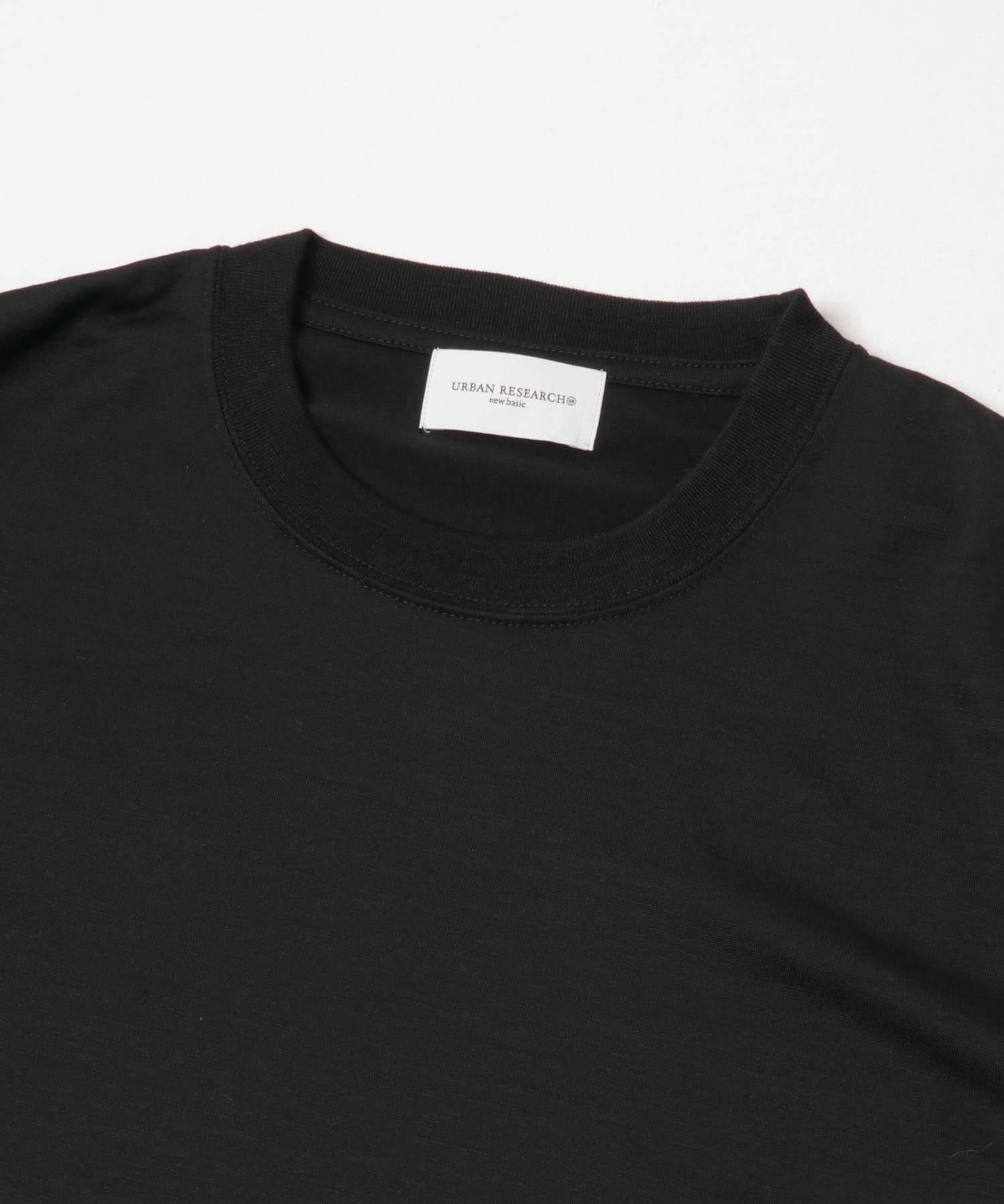 『洗濯可』new basic　WASHABLE MERINO WOOL T-SHIRTS BLACK M