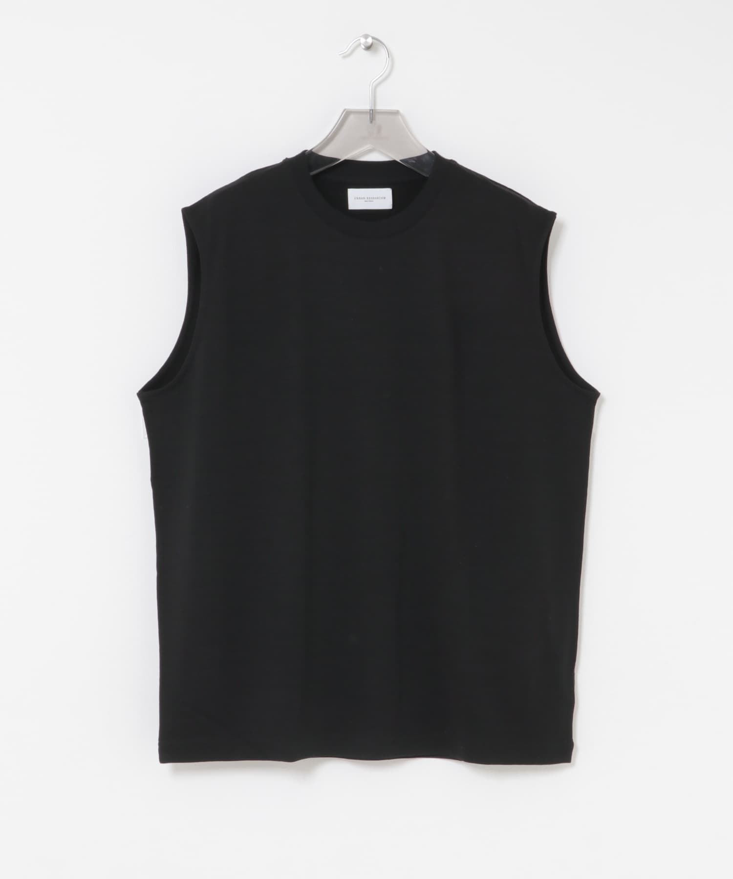 new basic　WASHABLE MERINO WOOL NO-SLEEVE BLACK M