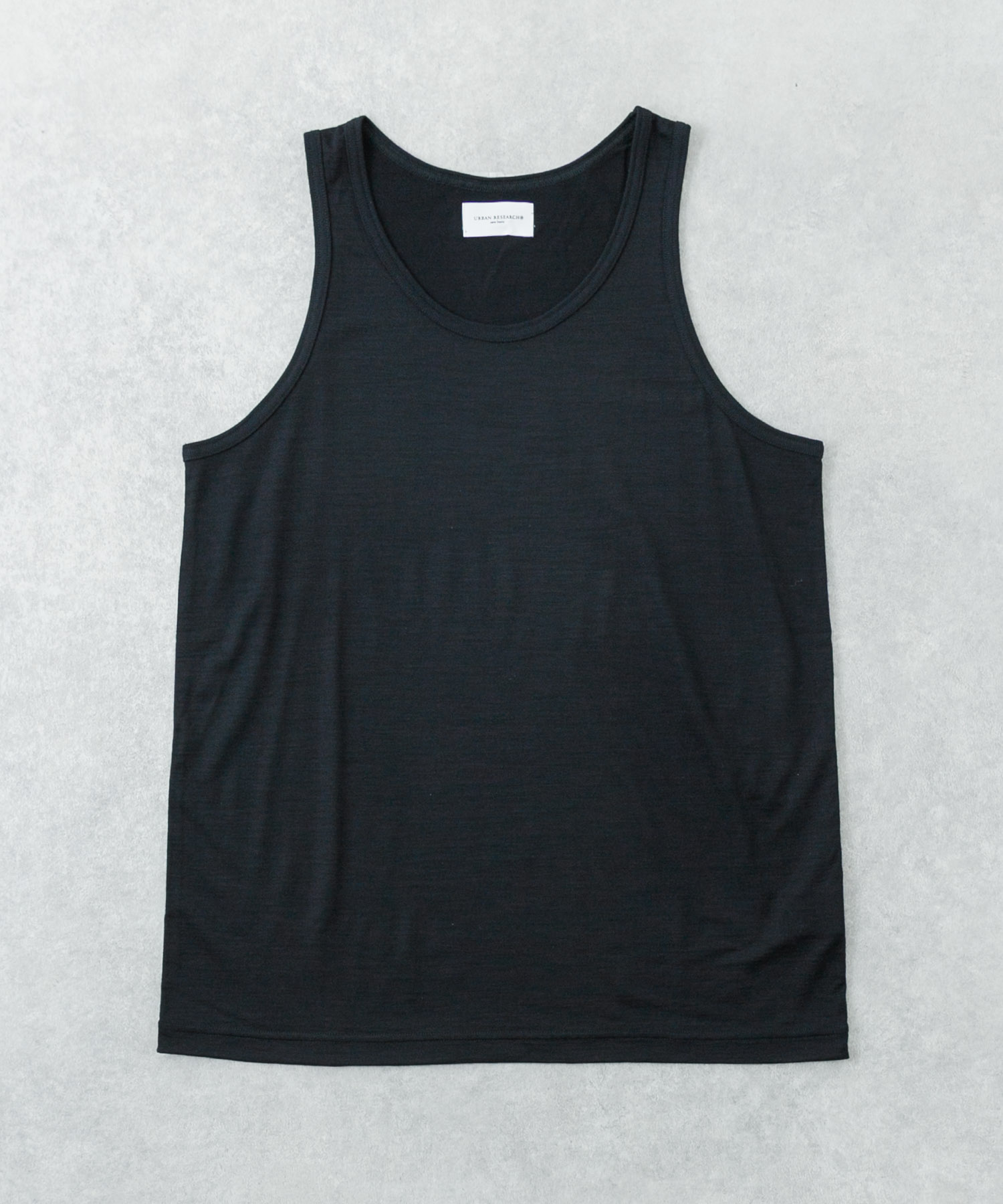 new basic　WASHABLE MERINO WOOL TANK