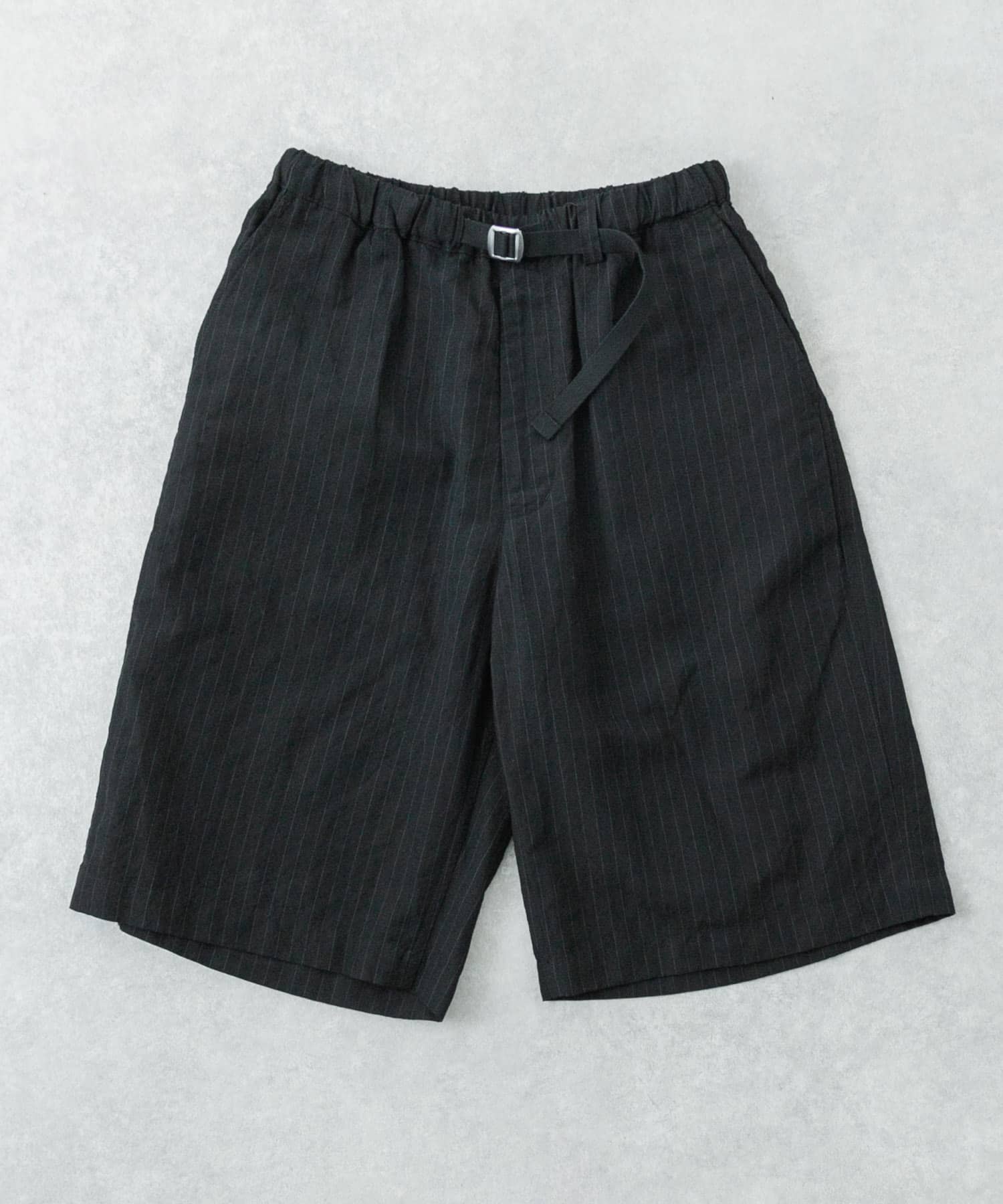 new basic　WOOL LINEN SHORT PANTS