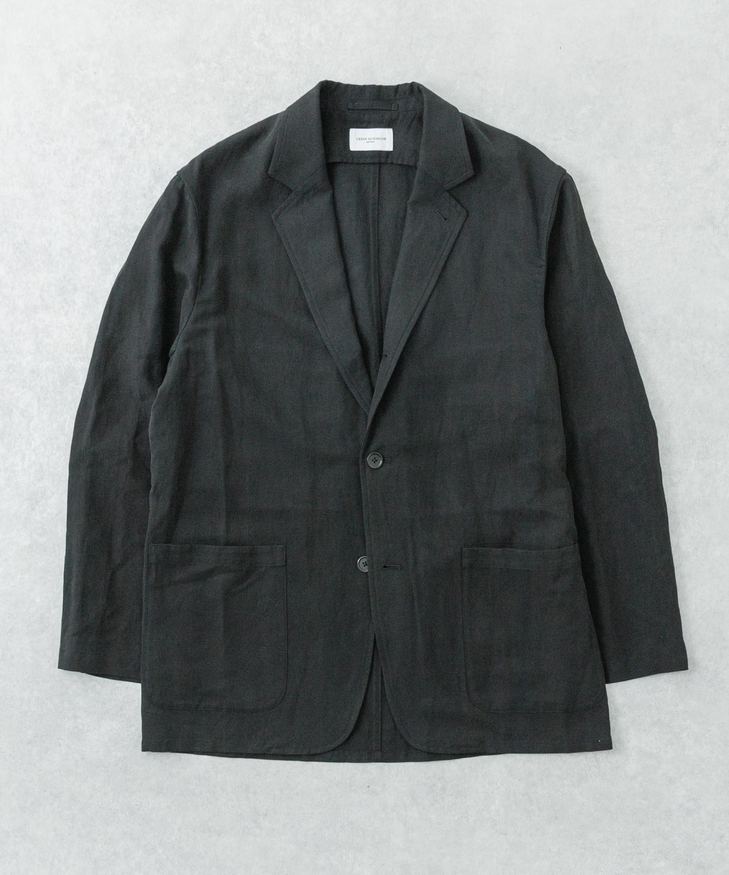 new basic　SILK LINEN SINGLE SHIRTS JACKET