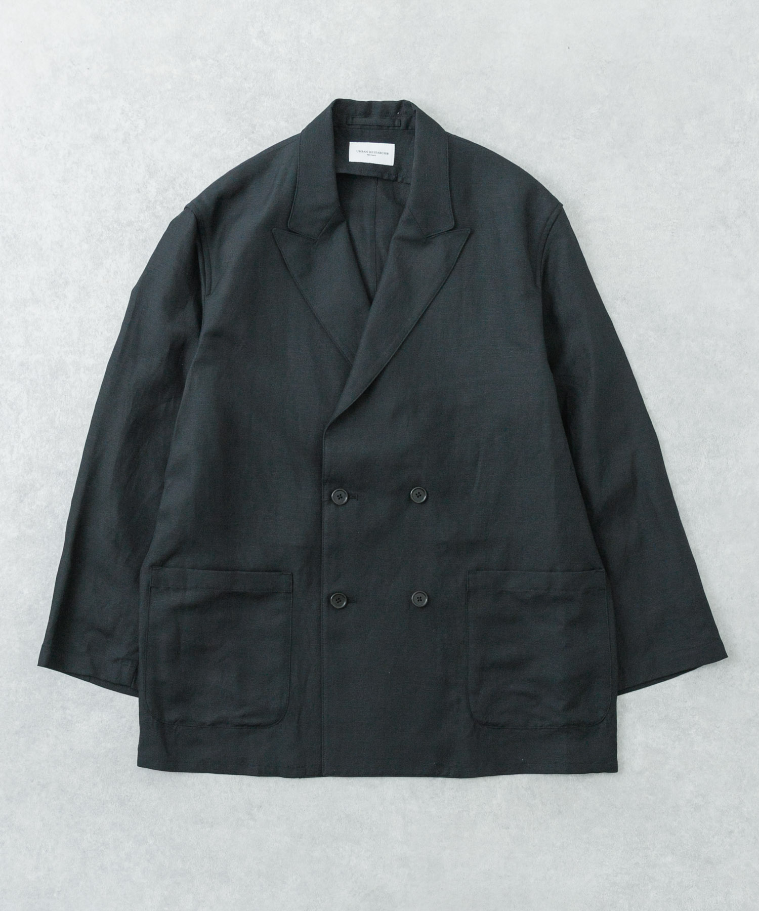 new basic　SILK LINEN DOUBLE SHIRTS JACKET