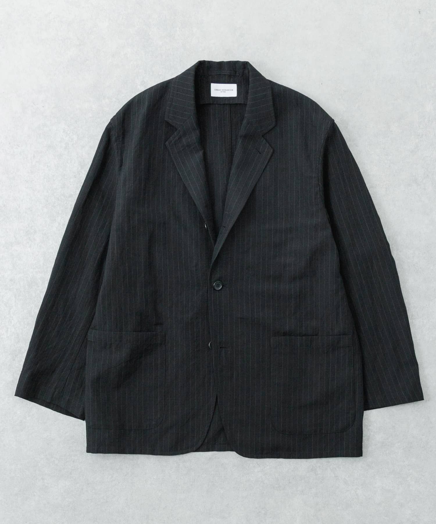 new basic　WOOL LINEN SINGLE SHIRTS JACKET