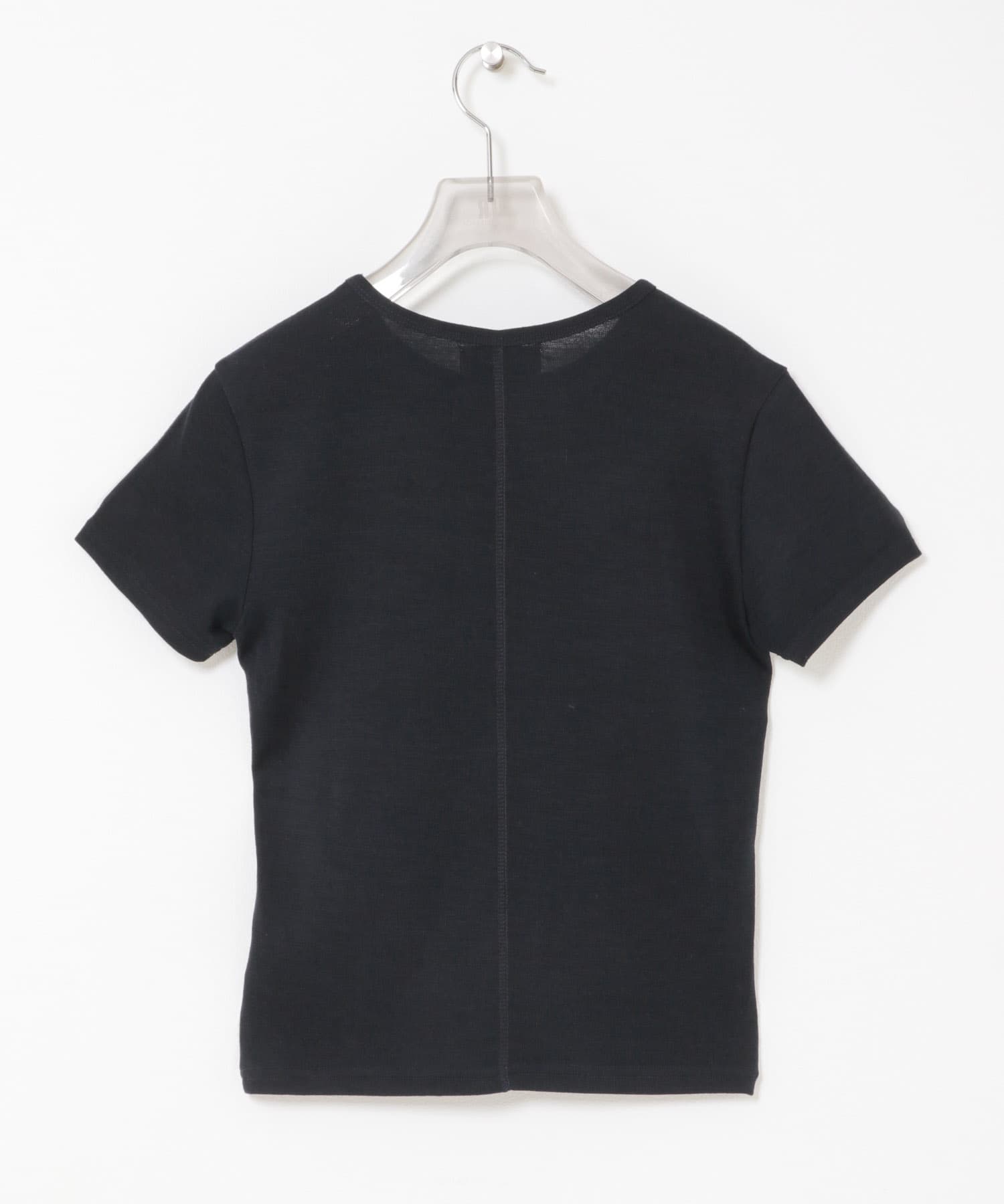 new basic　WASHABLE WOOL BABY T-SHIRTS NAVY 36