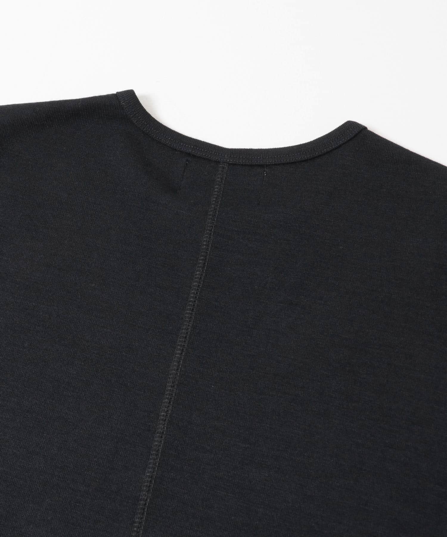 new basic　WASHABLE WOOL BABY T-SHIRTS NAVY 36