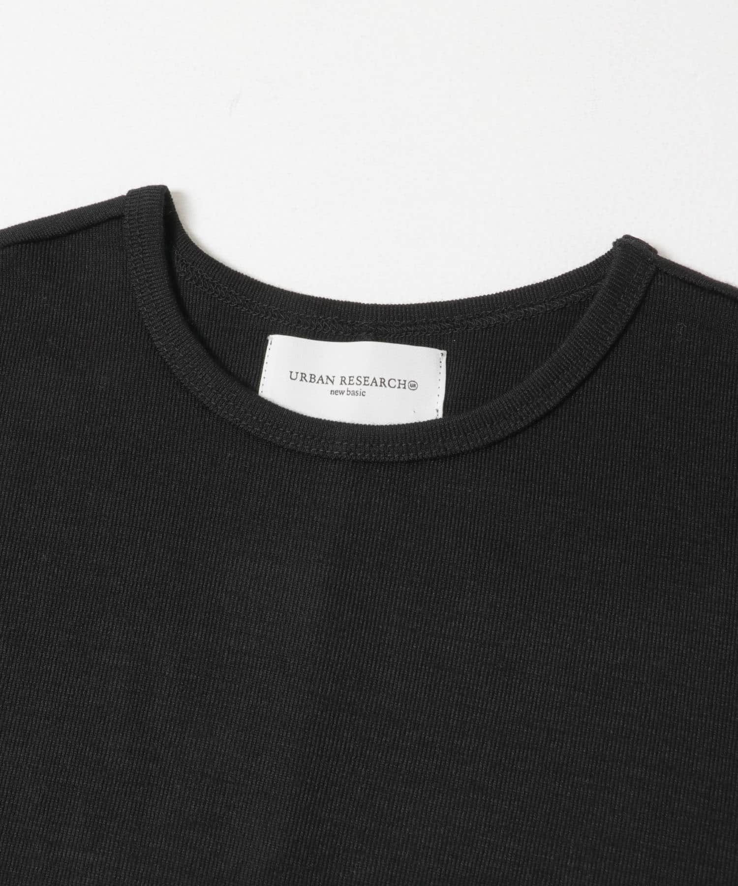 new basic　WASHABLE WOOL BABY T-SHIRTS BLACK 36
