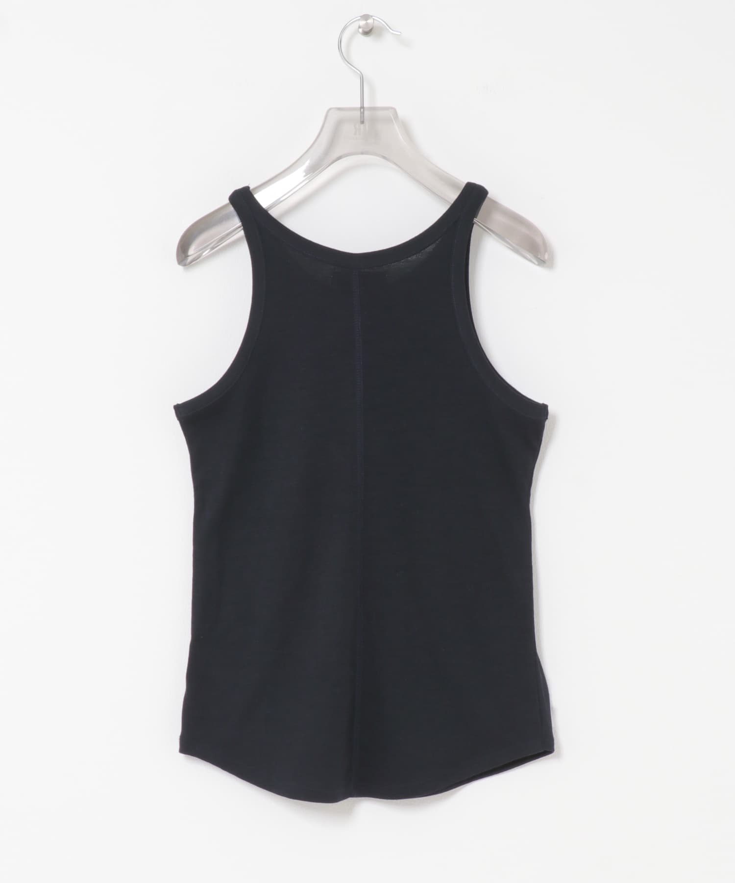 new basic　WASHABLE WOOL TANK TOP NAVY 38
