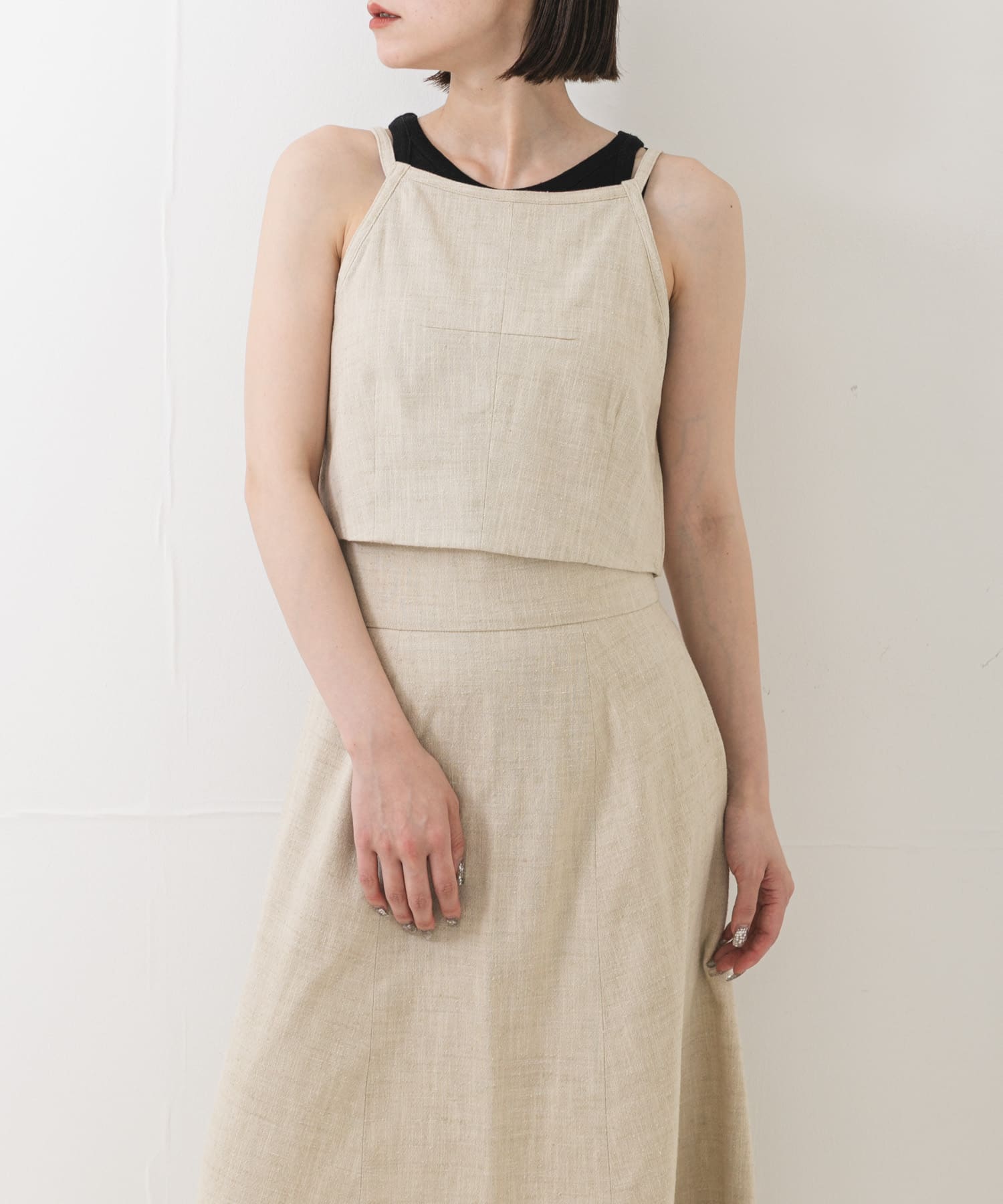new basic　SLAB NEP CAMI BUSTIER