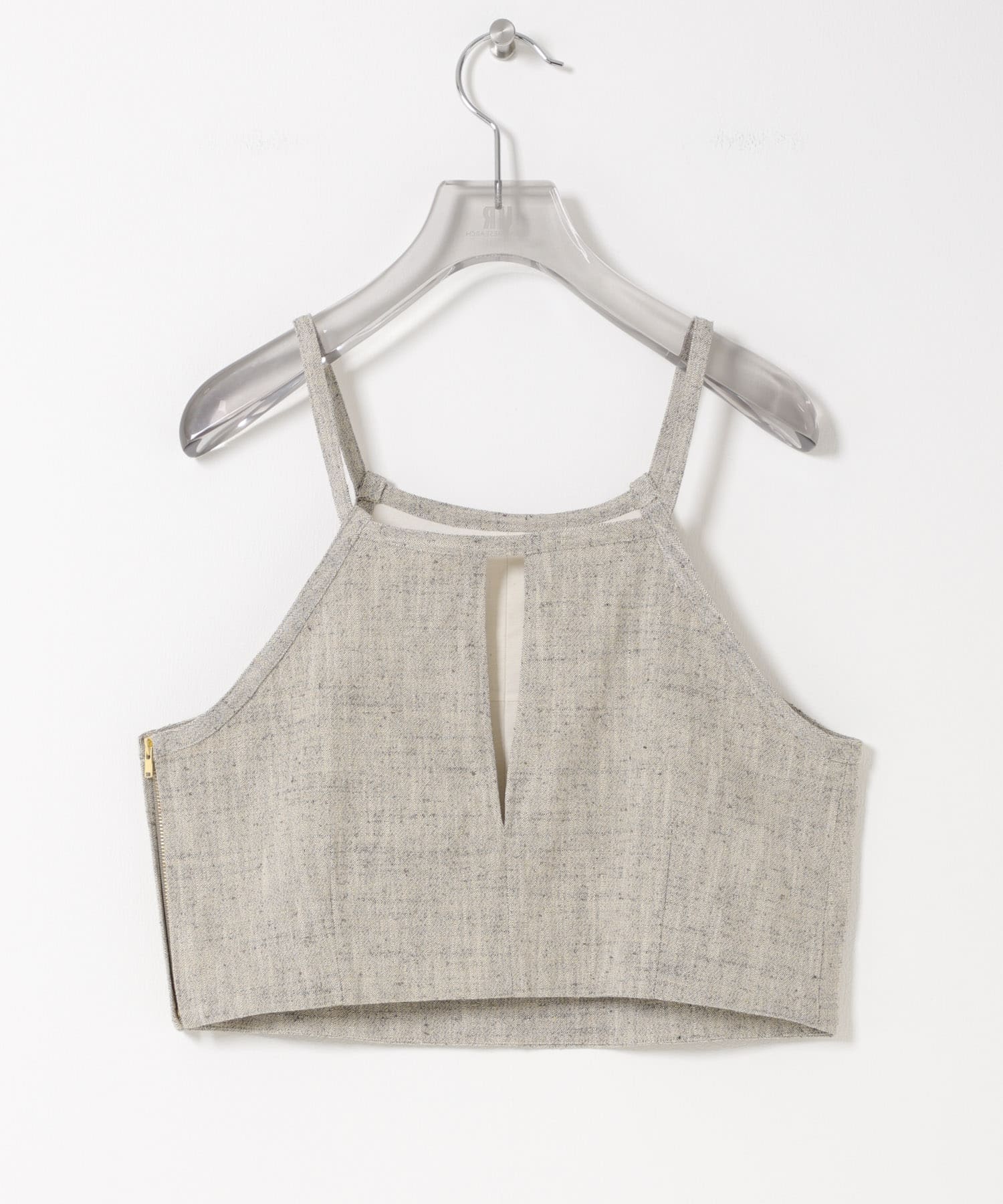 new basic　SLAB NEP CAMI BUSTIER GRAY 38