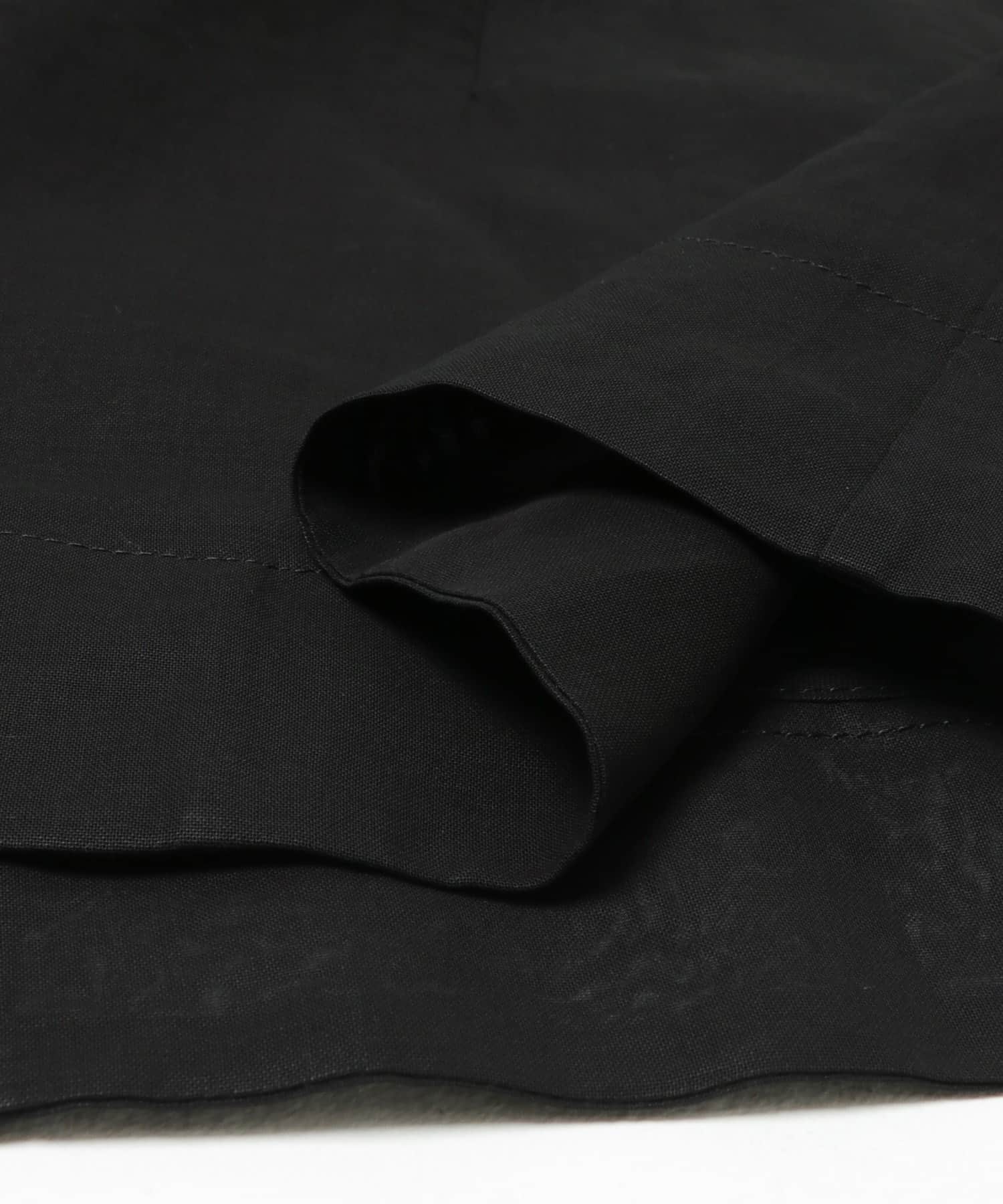 new basic　SHEER VOILE SAILOR SHIRTS BLACK Free